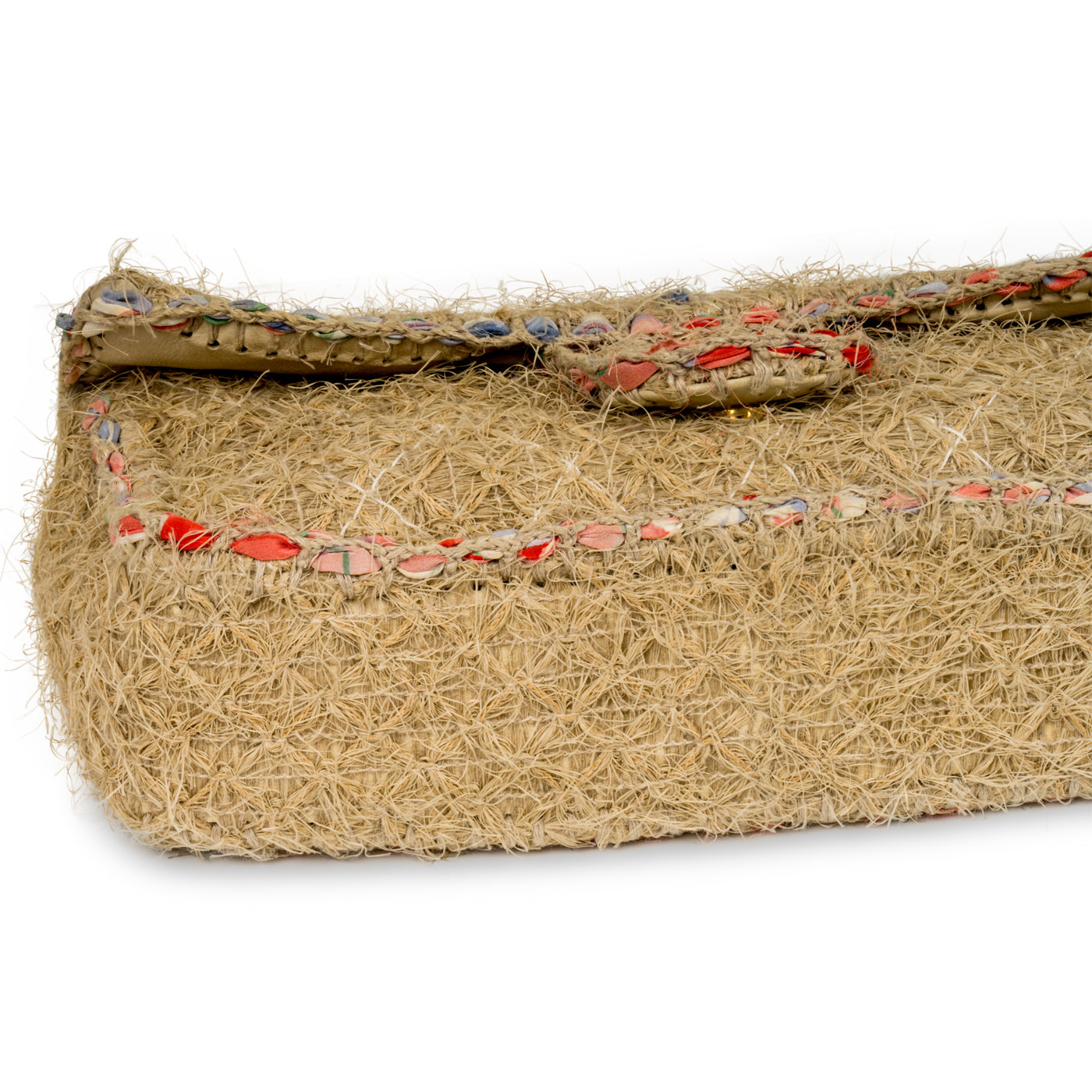 Chanel Straw Classic Flap Bag