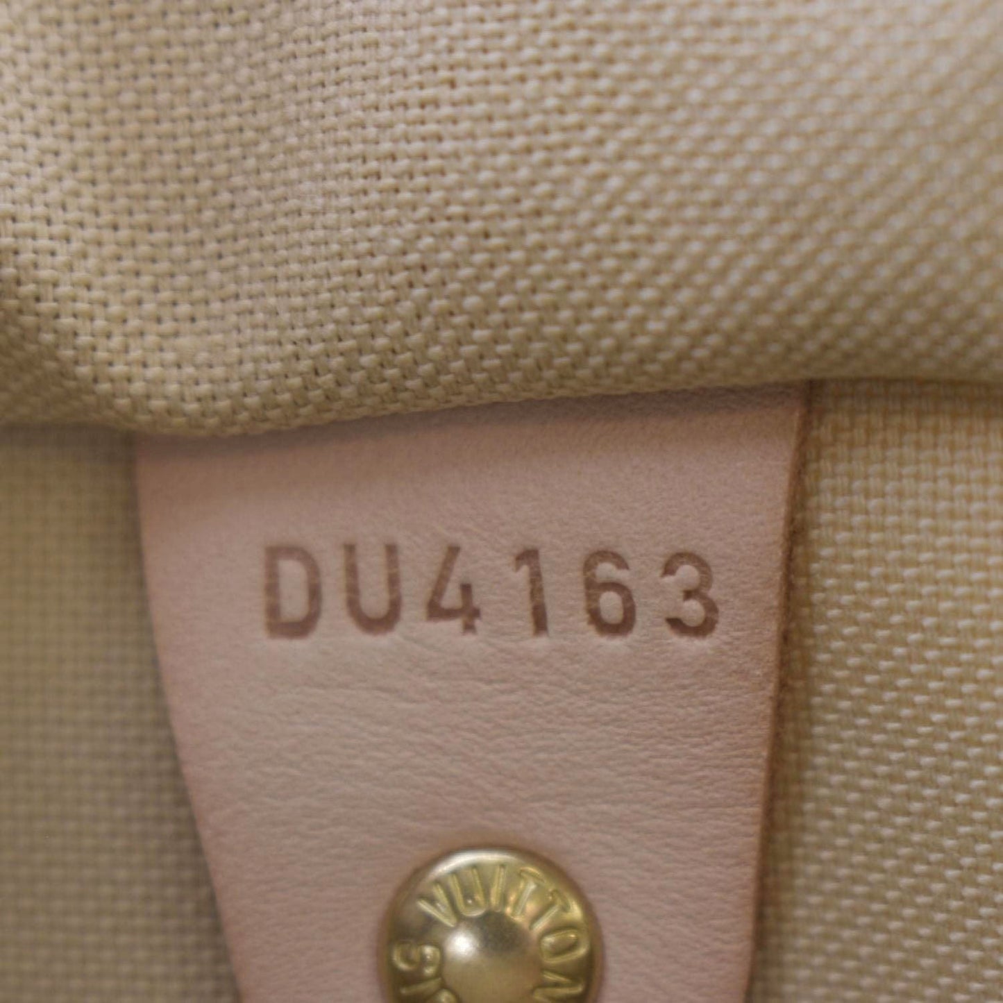 LOUIS VUITTON  25 Bandouliere Damier Azur Satchel Bag White