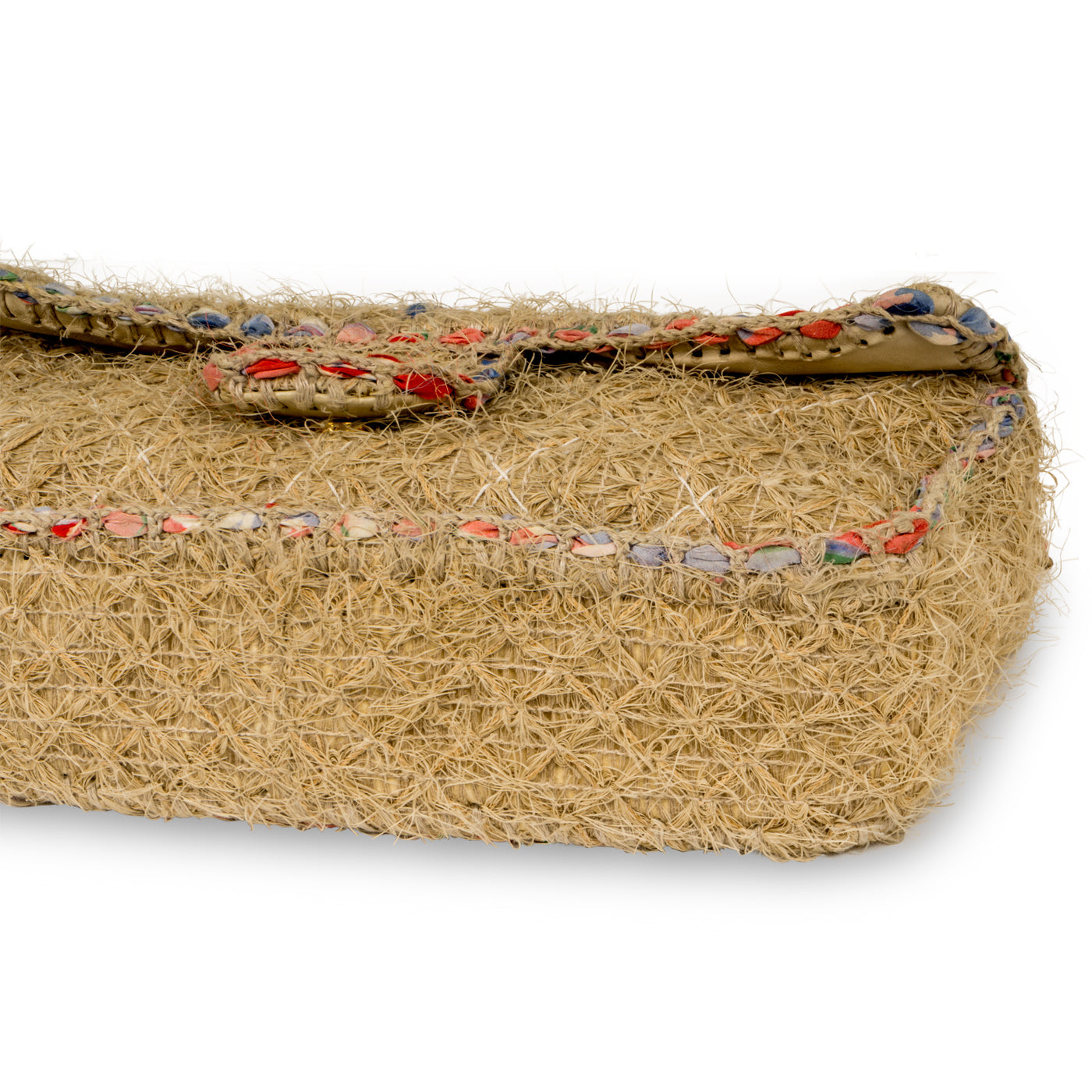 Chanel Straw Classic Flap Bag