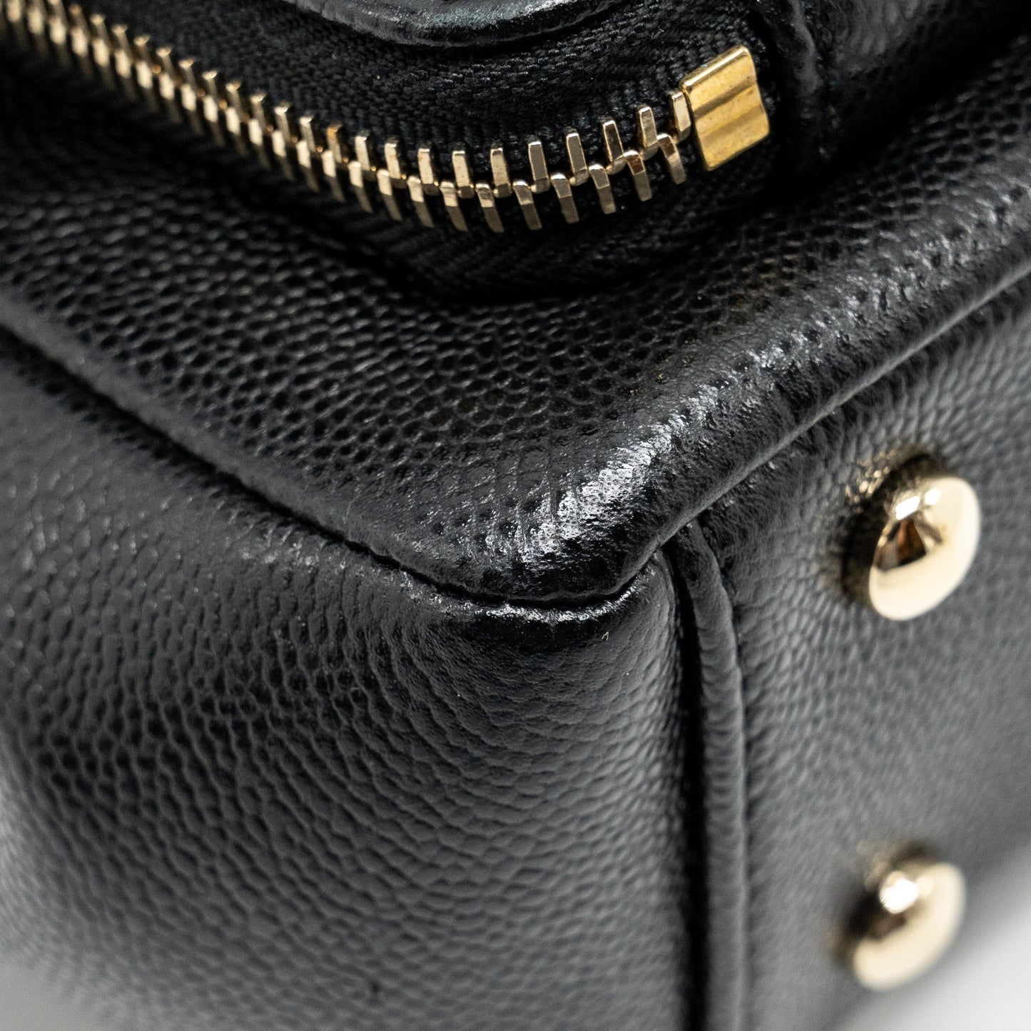 Chanel Small Business Affinity Caviar Black L (Microchip)