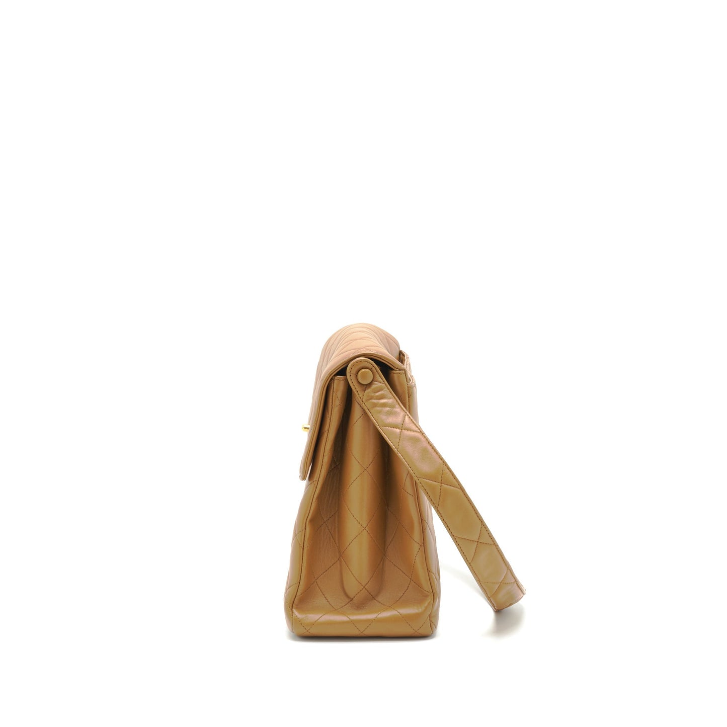Chanel  Kelly Shoulder Bag Dark Beige