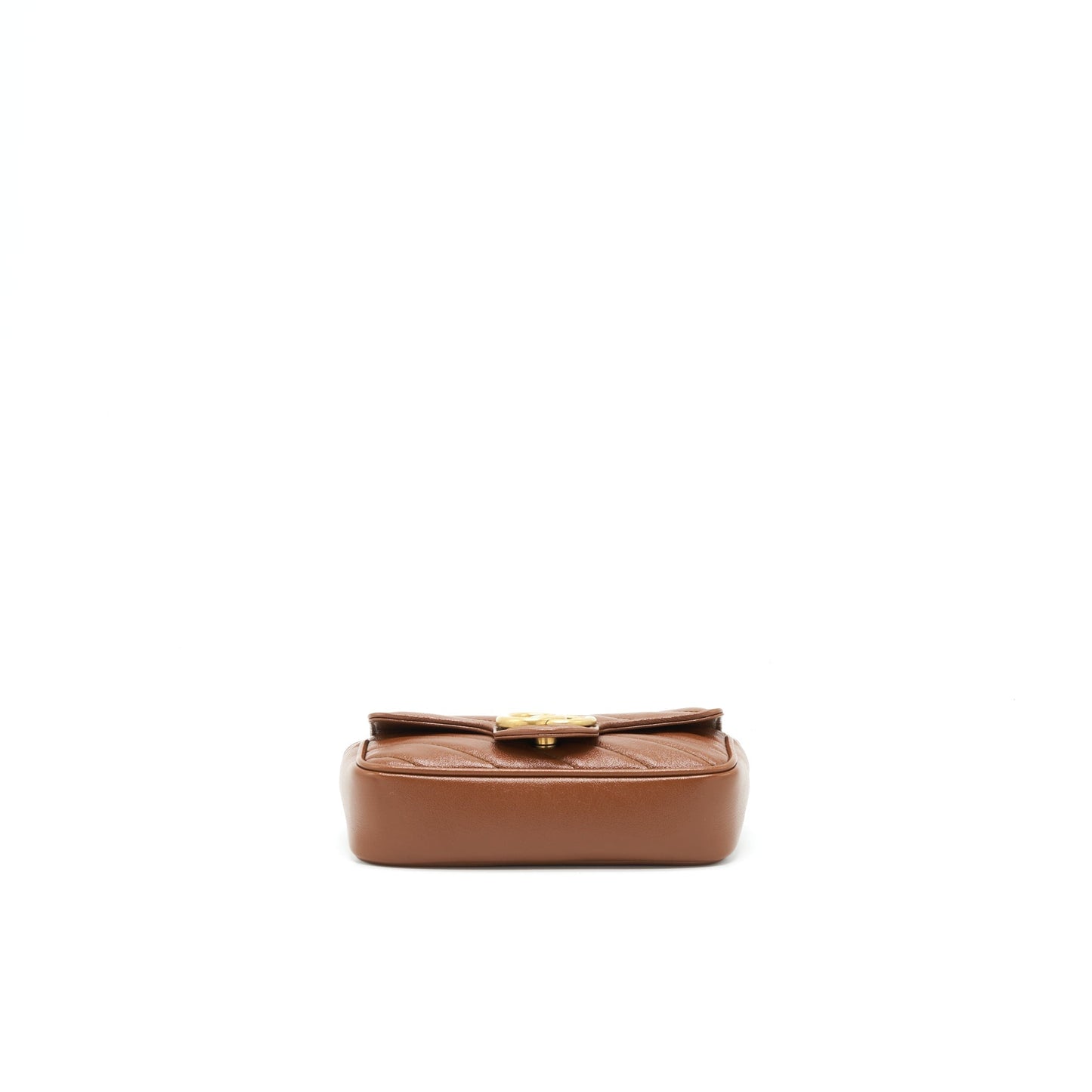 Gucci GG Marmont Matelasse Super Mini Bag Brown