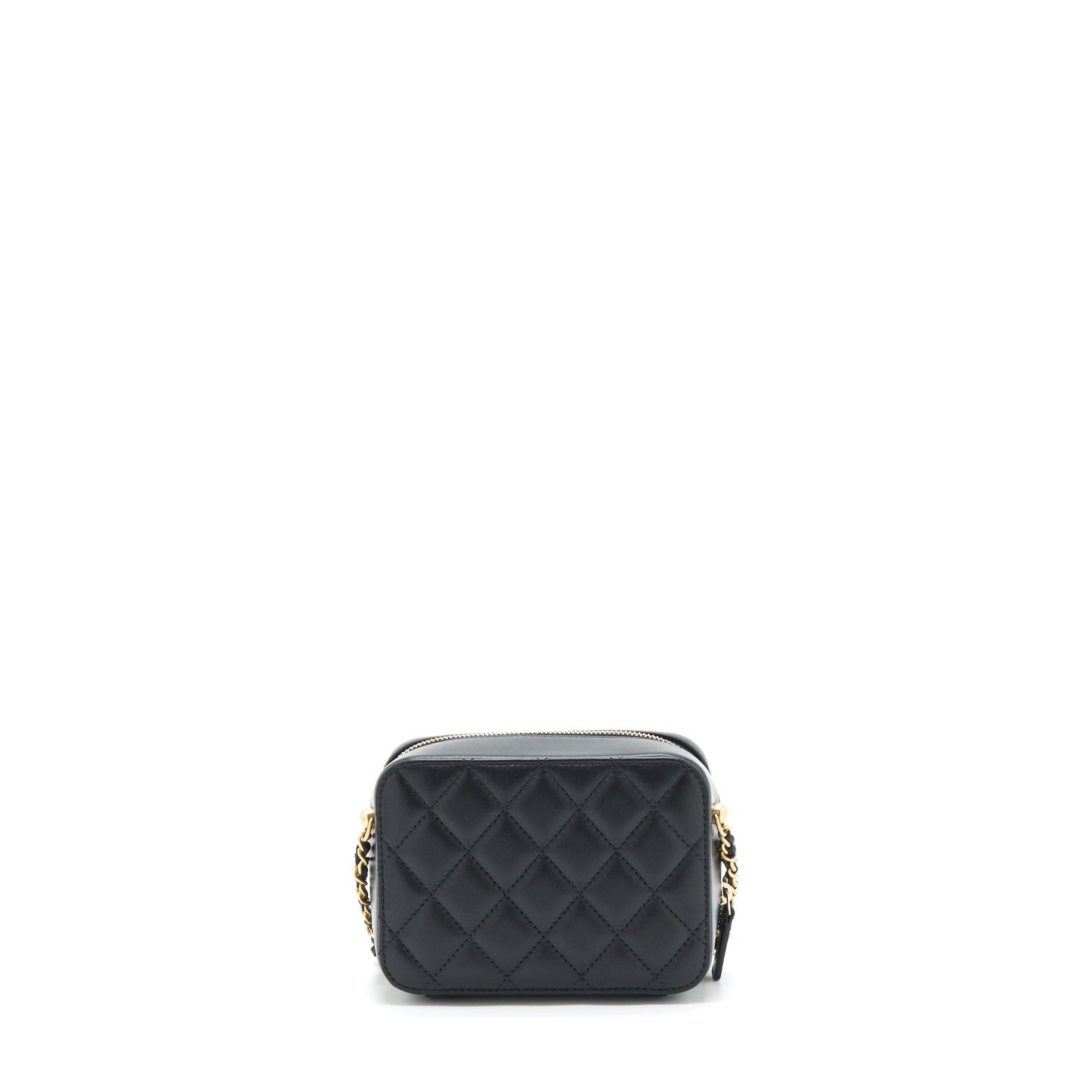 Chanel Pearl Crush Camera Bag Lambskin Black