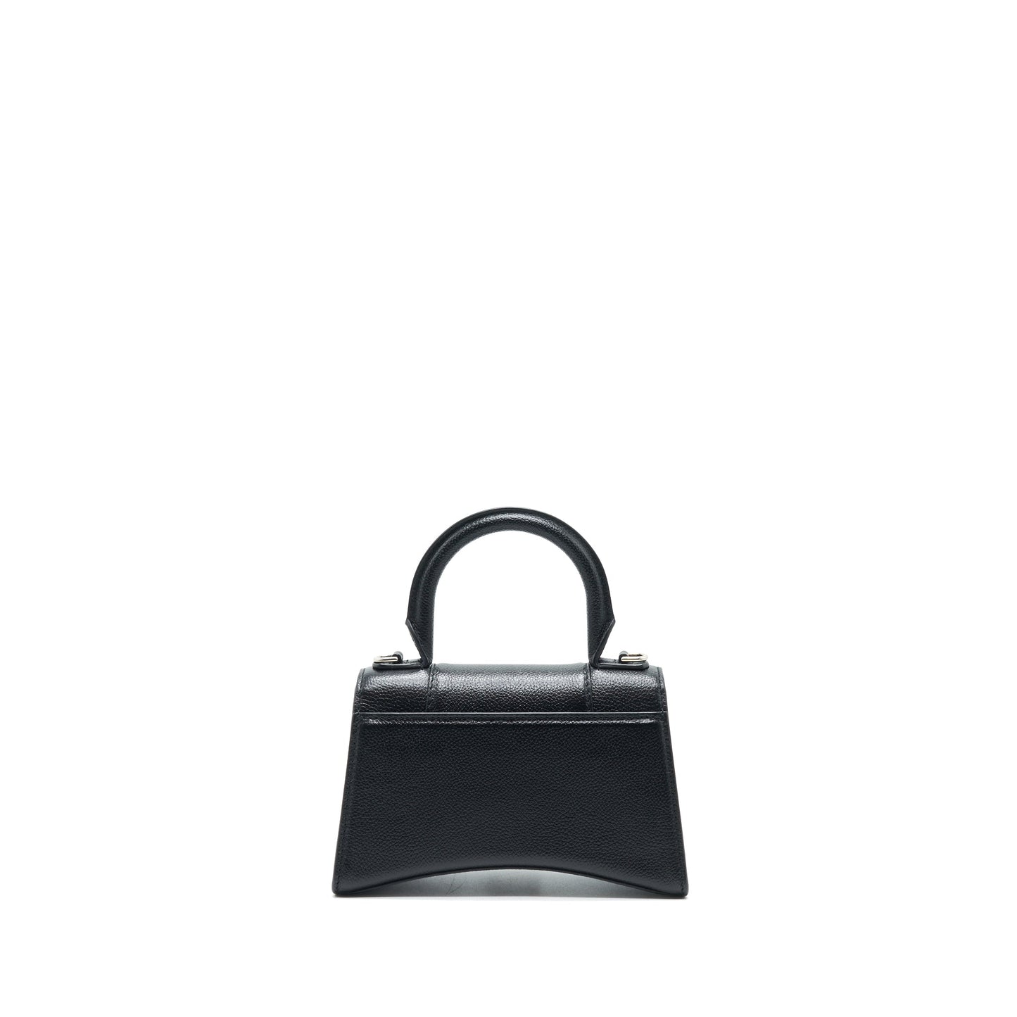 Balenciaga Hourglass Grained Calfskin Black