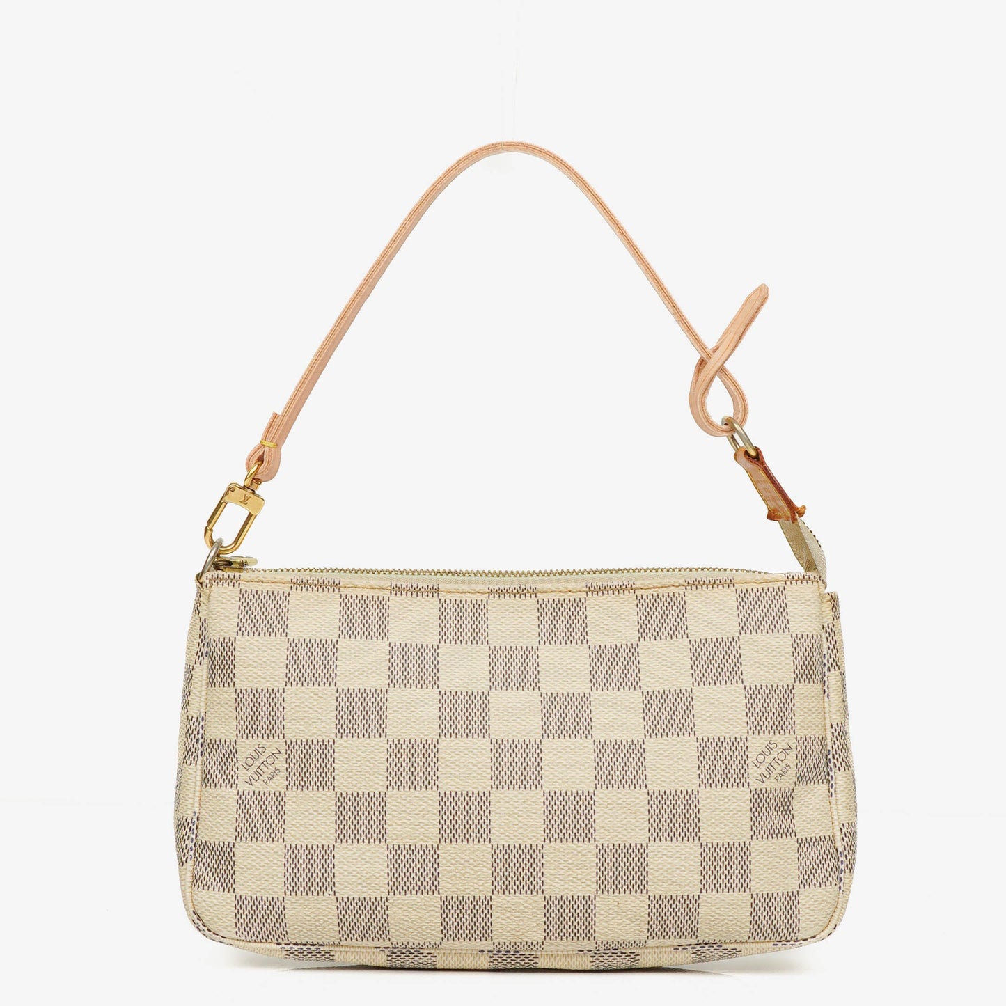 Louis Vuitton Pochette Accessoires Damier Azur Clutch Handbag