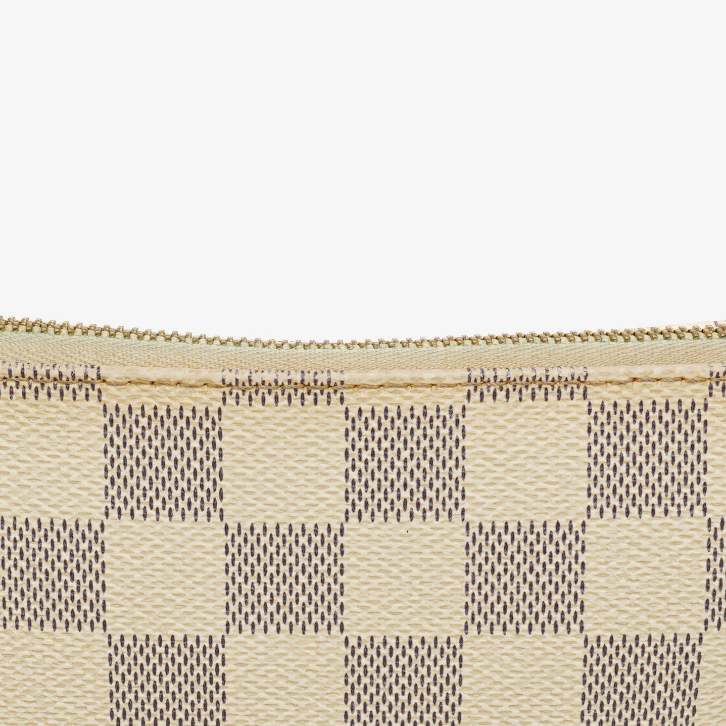 Louis Vuitton Pochette Accessoires Damier Azur Clutch Handbag