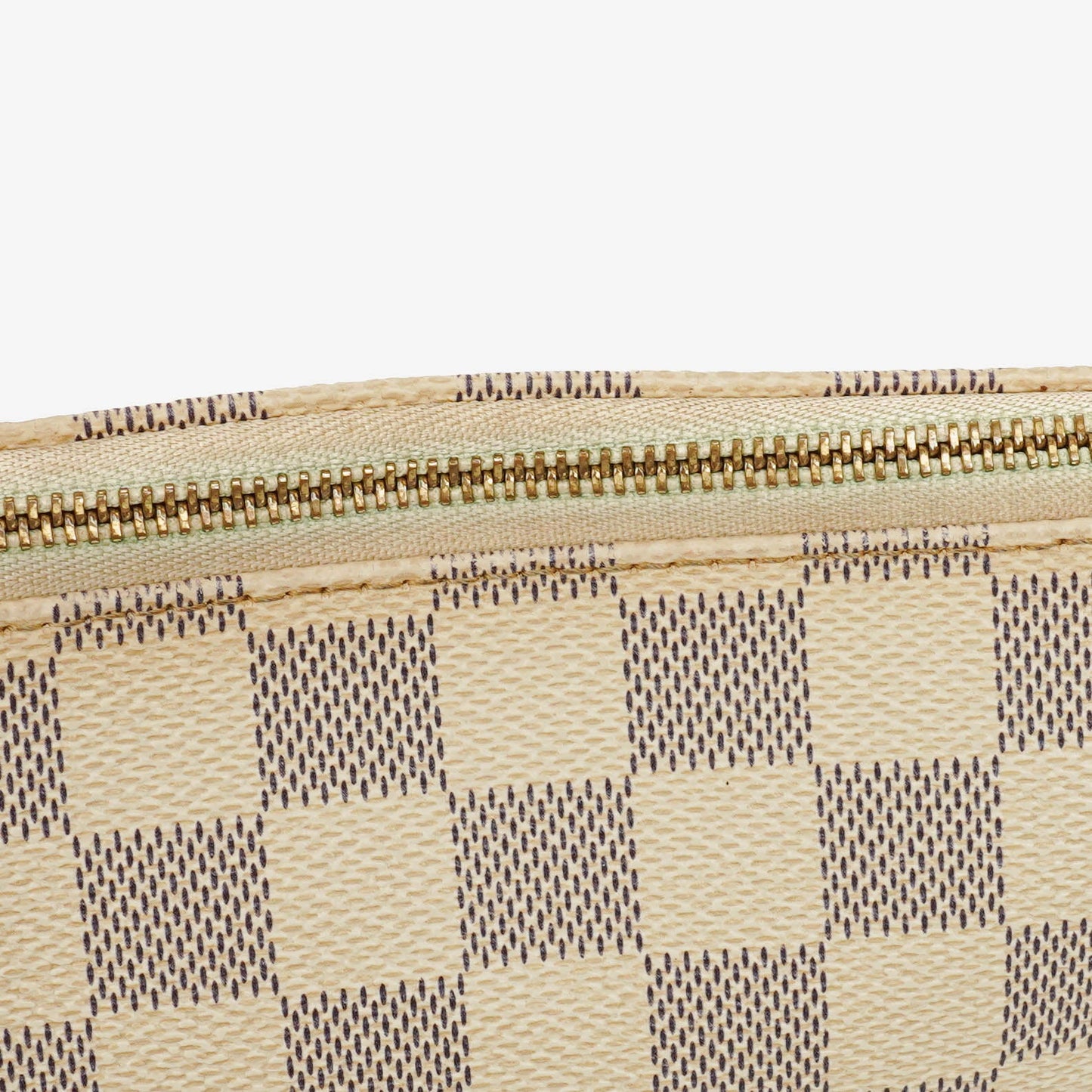 Louis Vuitton Pochette Accessoires Damier Azur Clutch Handbag