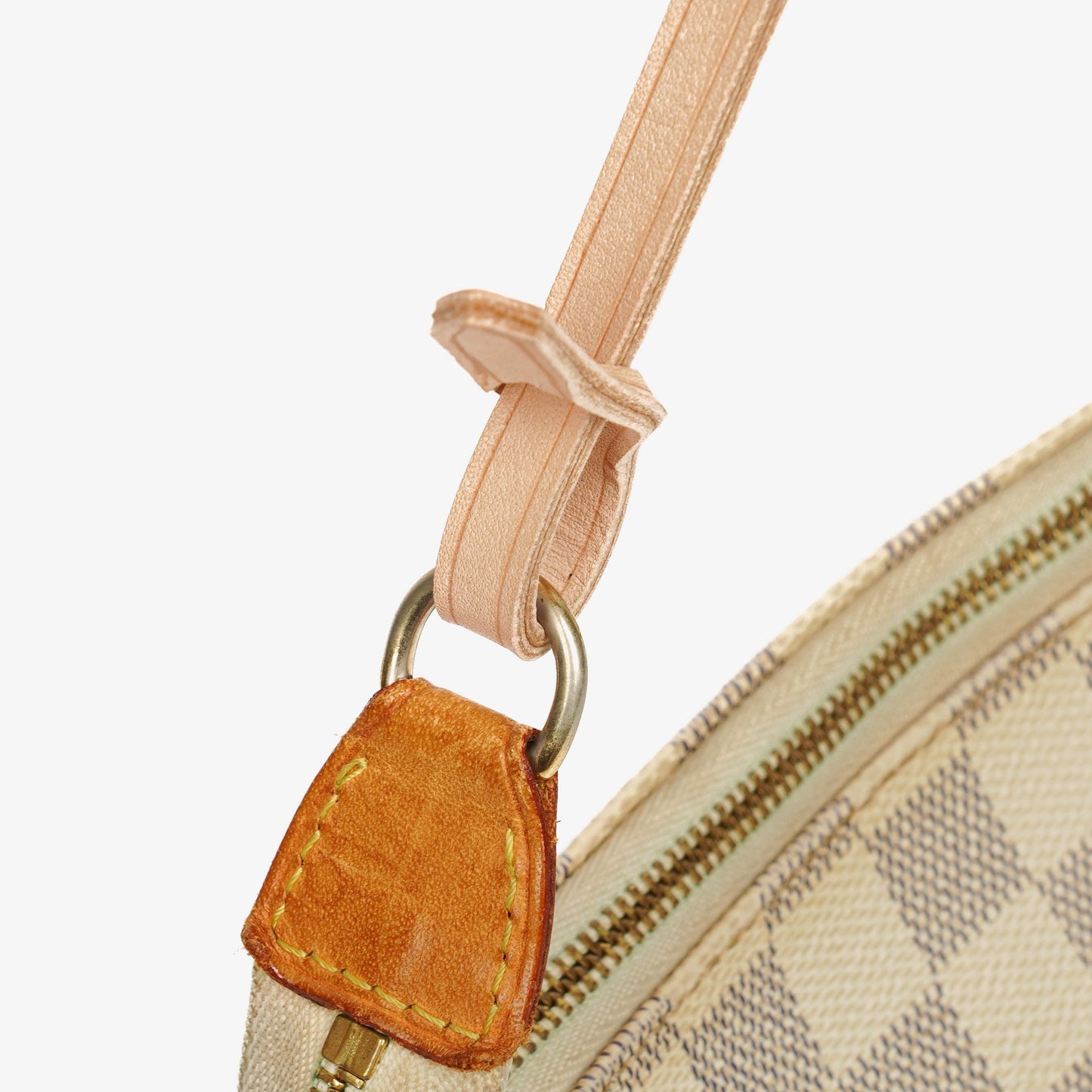 Louis Vuitton Pochette Accessoires Damier Azur Clutch Handbag