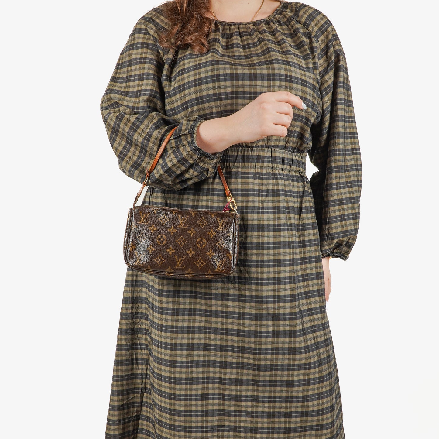 Louis Vuitton Pochette Accessoires Monogram Canvas Clutch Bag