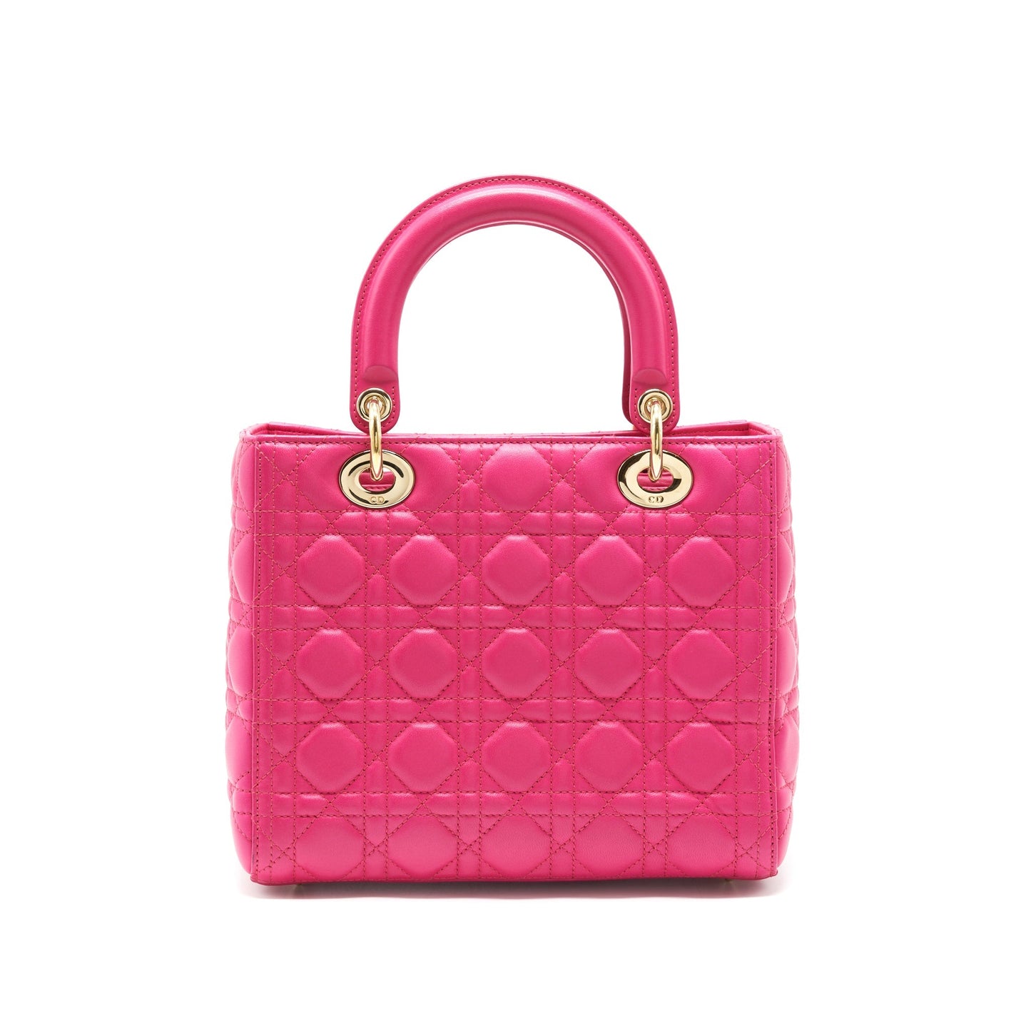 Dior Lady Dior Purse Medium Pink