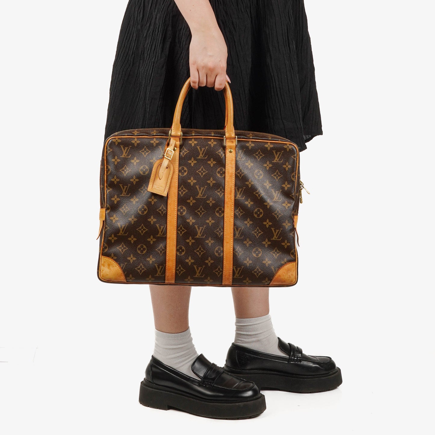 Louis Vuitton Monogram Porte Documents Voyage Briefcase