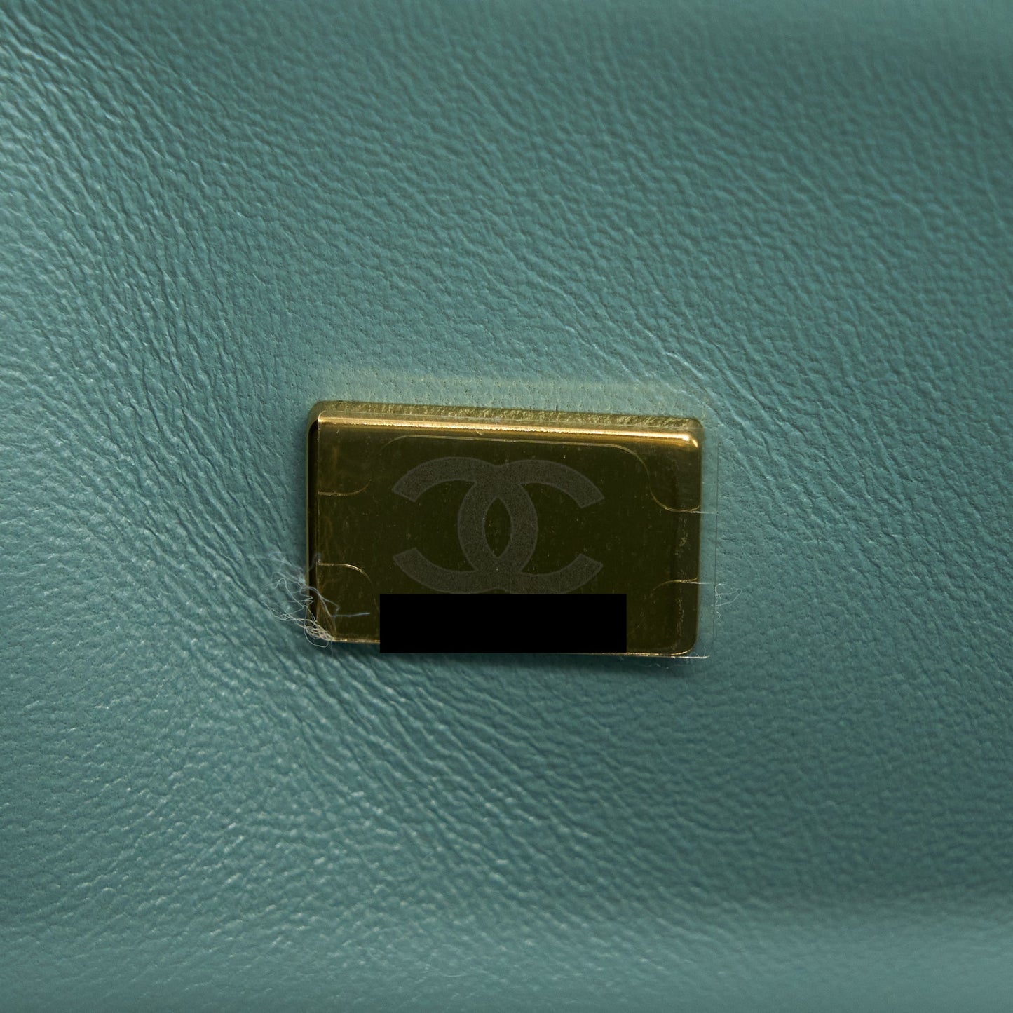 Chanel 22C Small Classic Double Flap Bag Caviar NG124 Greyish Green L (Microchip)