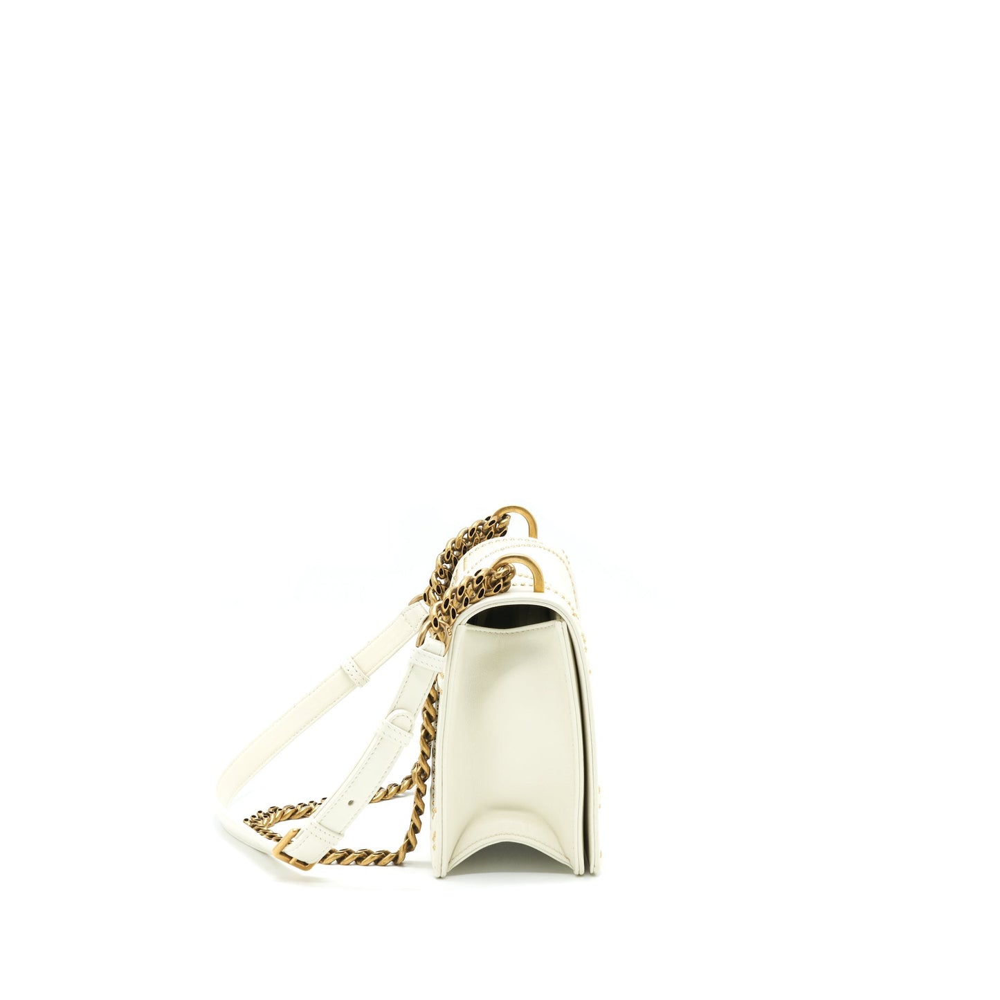 Dior Medium studded Diorama White
