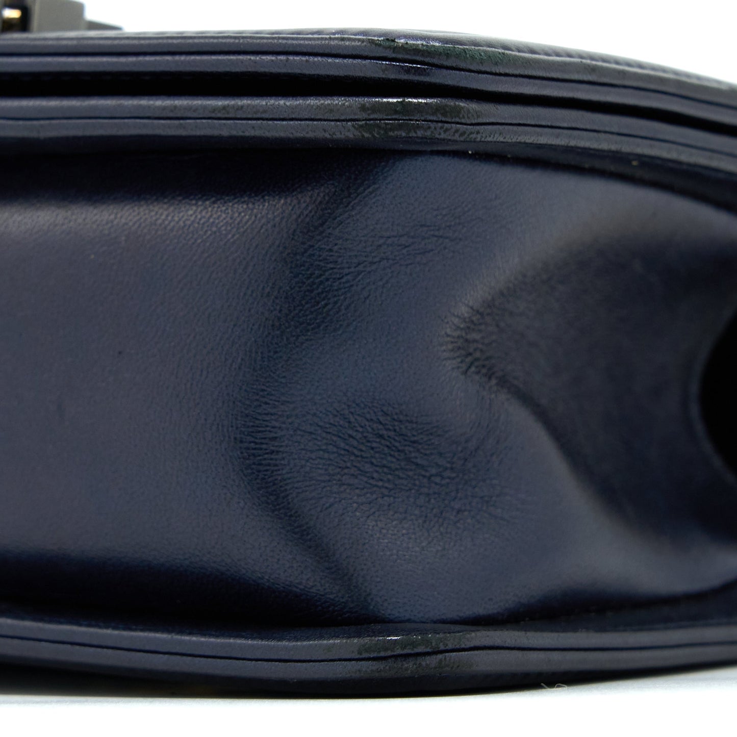 Chanel Small Boy Bag Lambskin Navy Multicolour Hardware