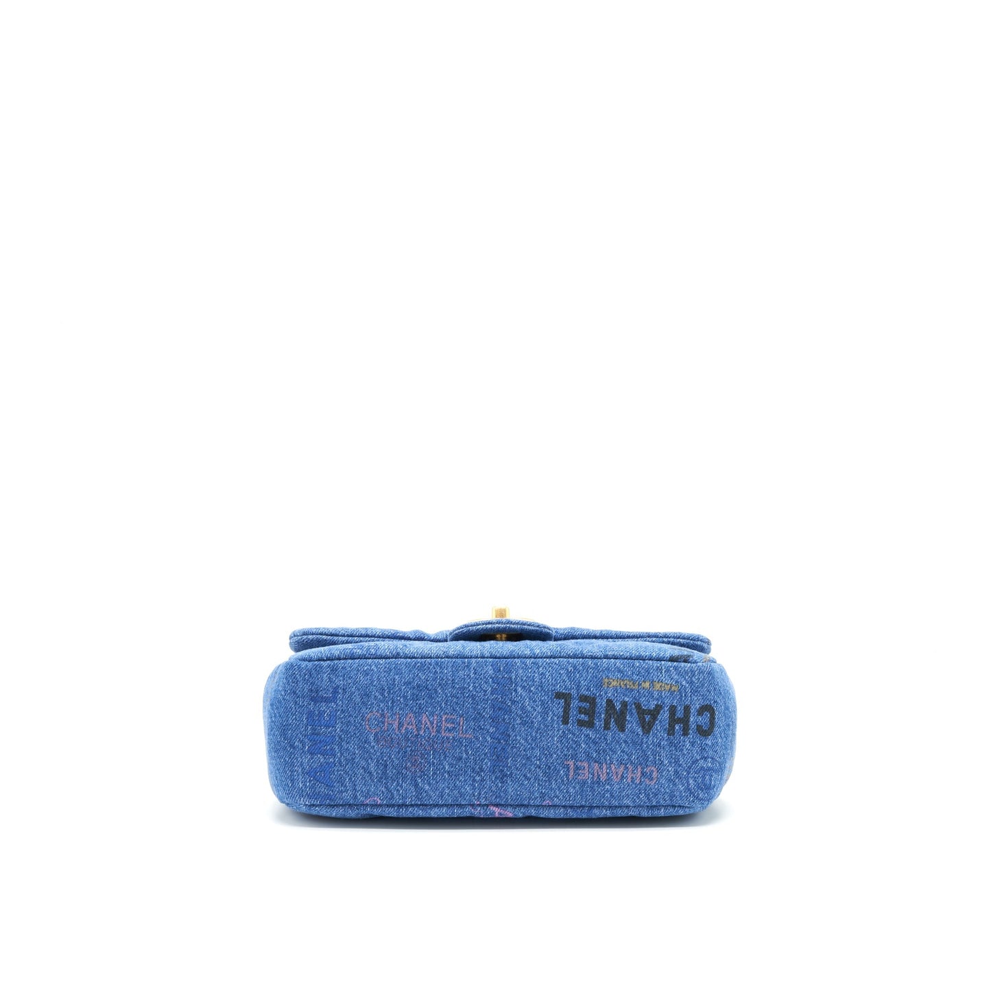 Chanel 22P Small Flap Bag 23cm Denim Blue