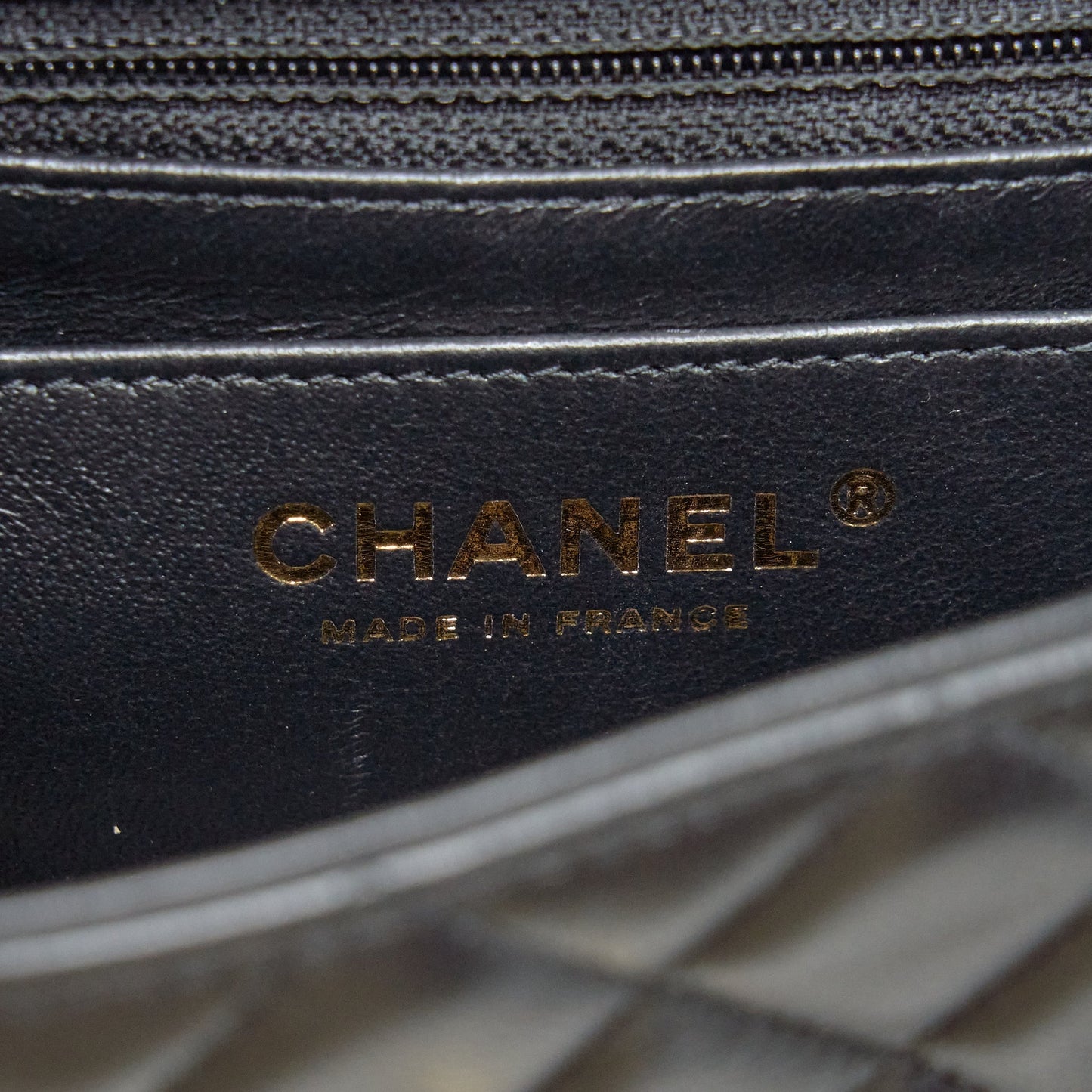 Chanel Mini Rectangular Flap Bag With Bag Charms Giant Chains Lambskin Black