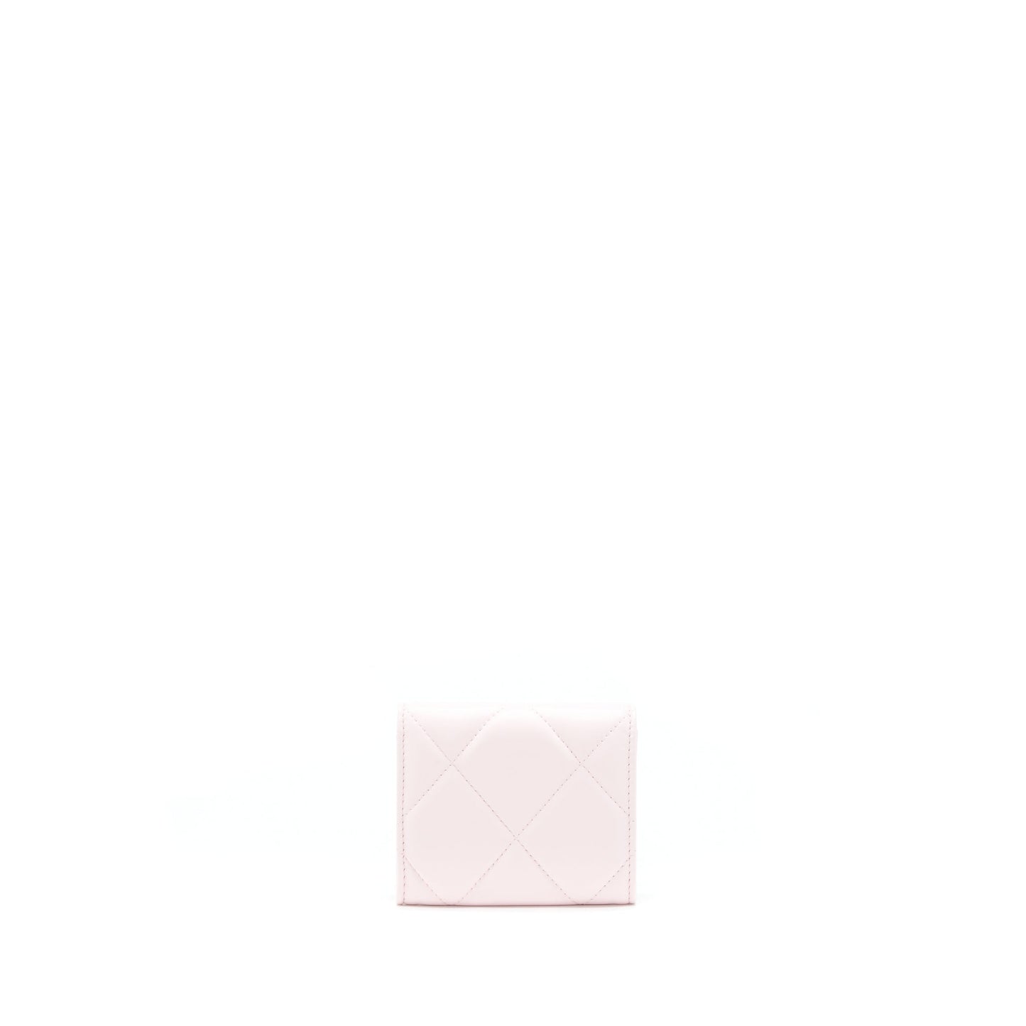 Chanel 19 Flap Cardholder Lambskin Light Pink