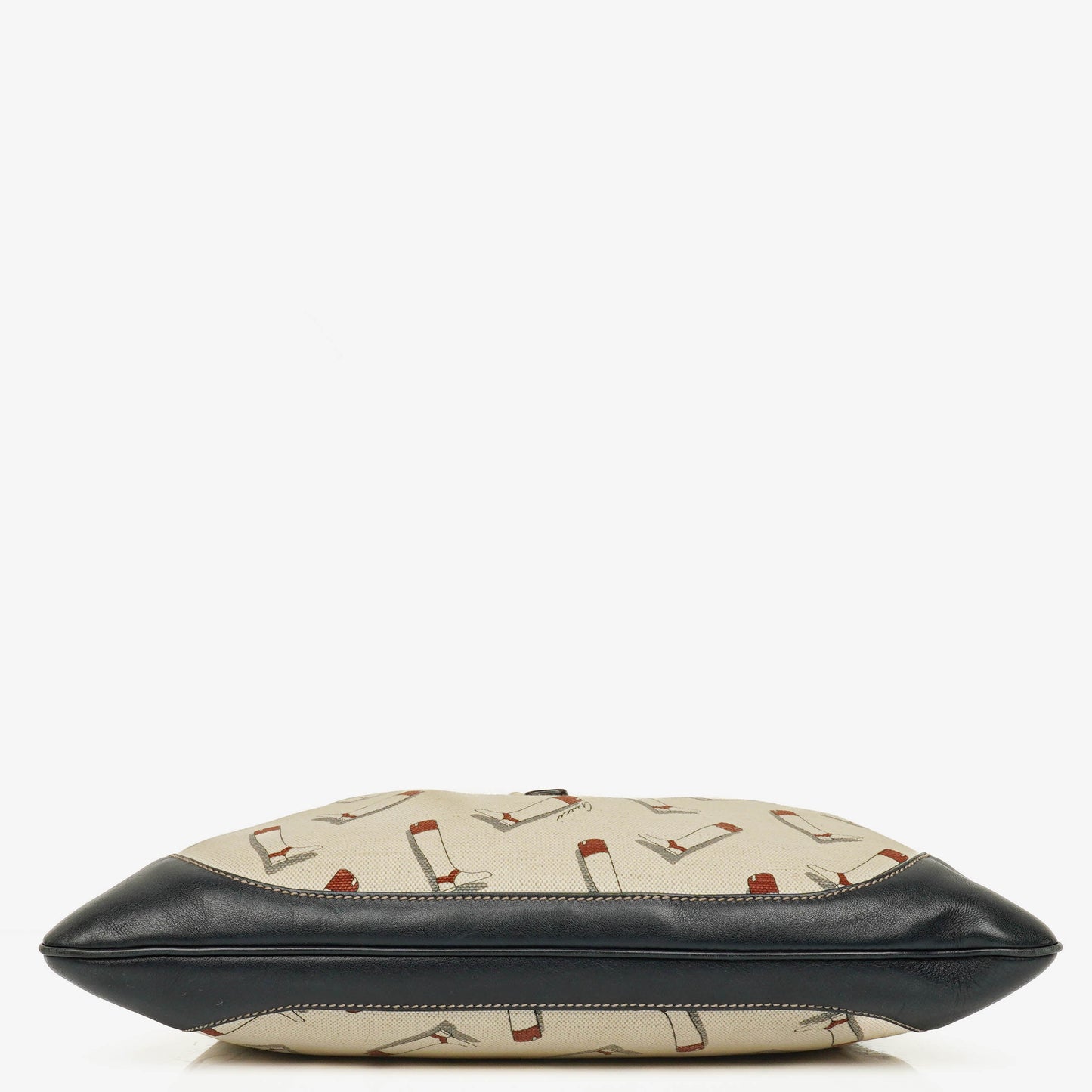 Gucci Canvas Boot Print Medium Jackie Hobo Bag