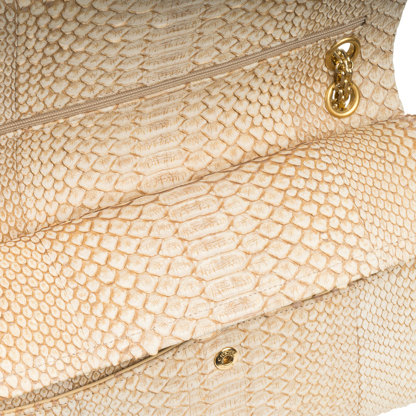 Chanel 2.55 Re-issue Python