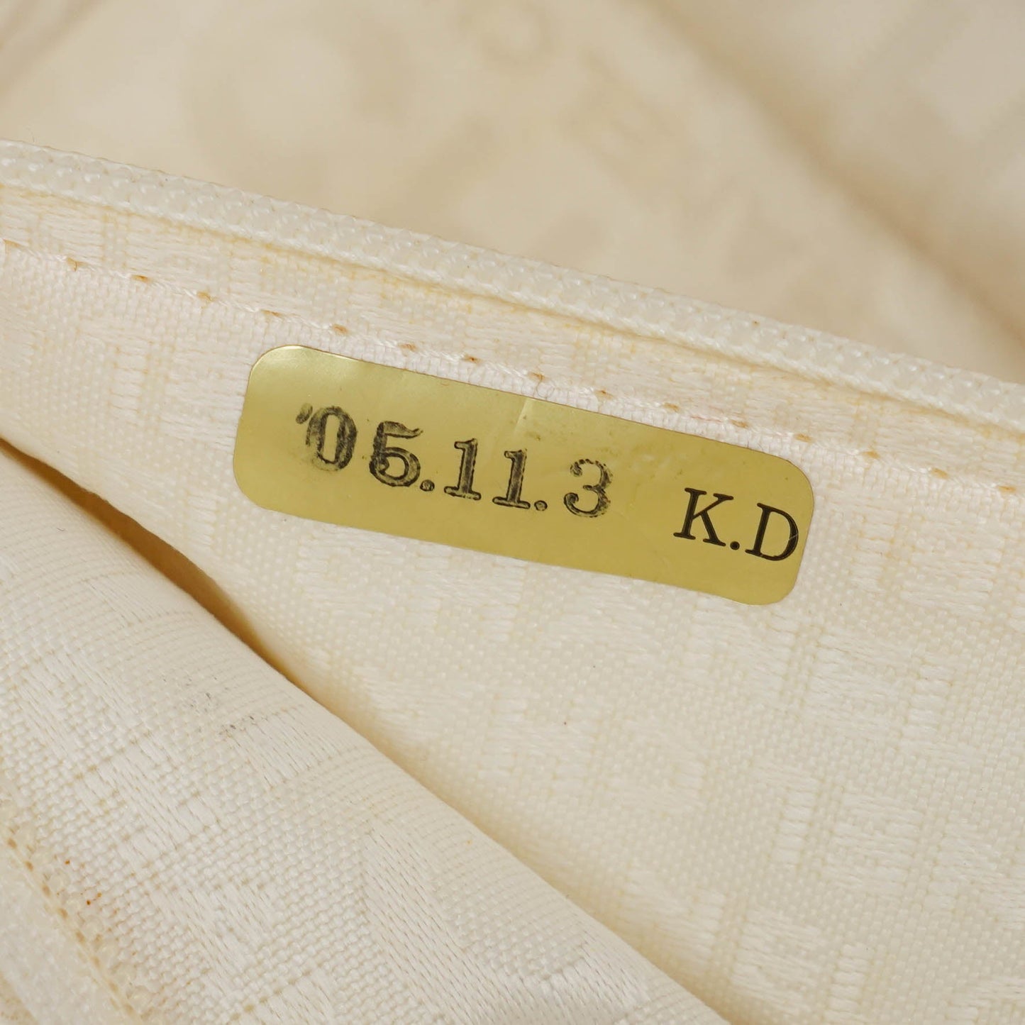 Chanel Neutral Lady Graphic Quilted Leather Flap Bag