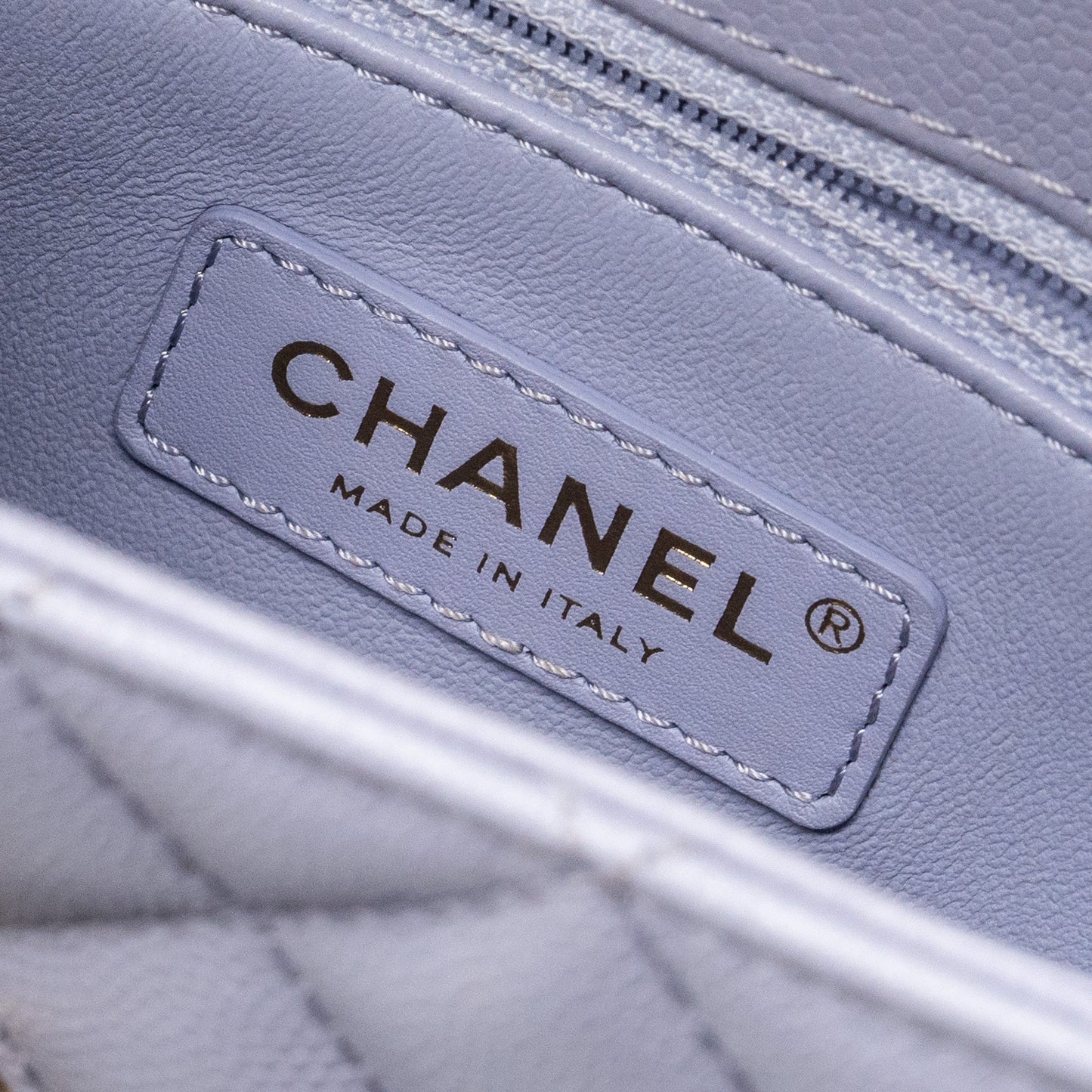 Chanel Small Coco Handle Caviar Light Purple L (Microchip)