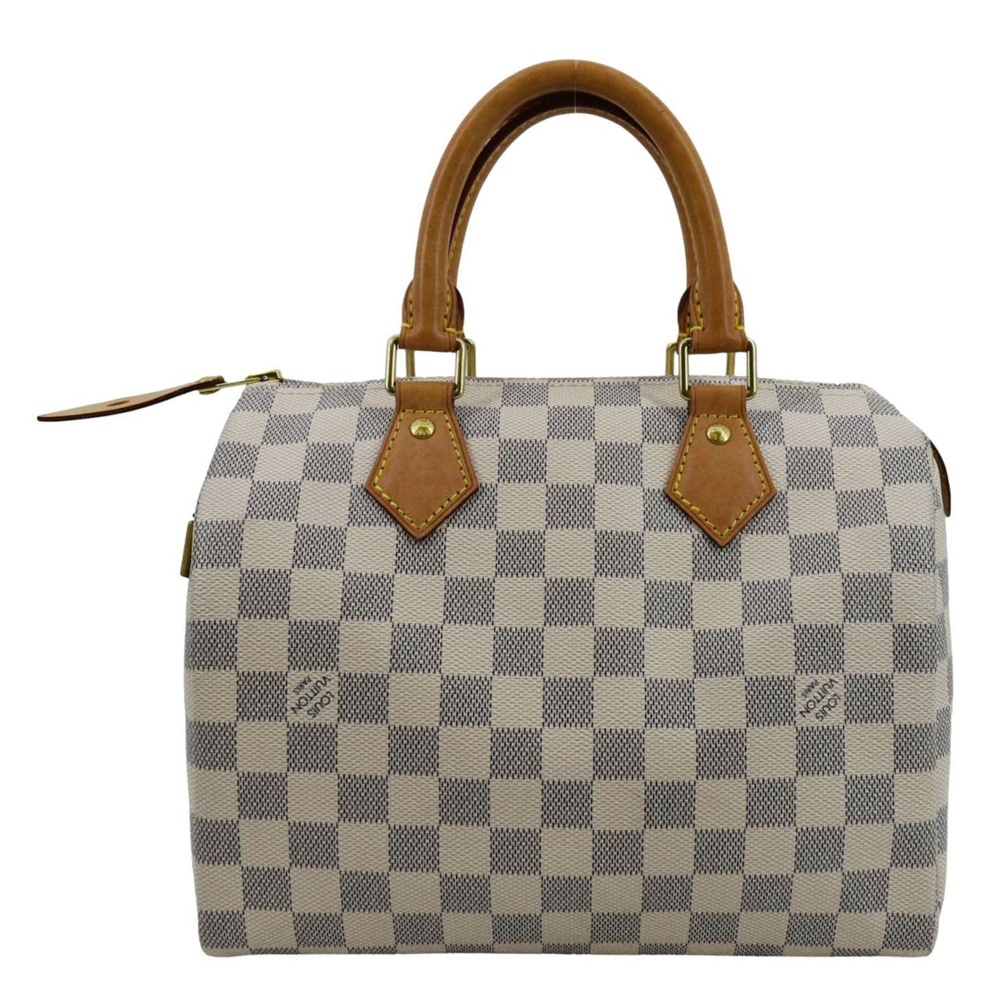 LOUIS VUITTON  25 Damier Azur Shoulder Bag White