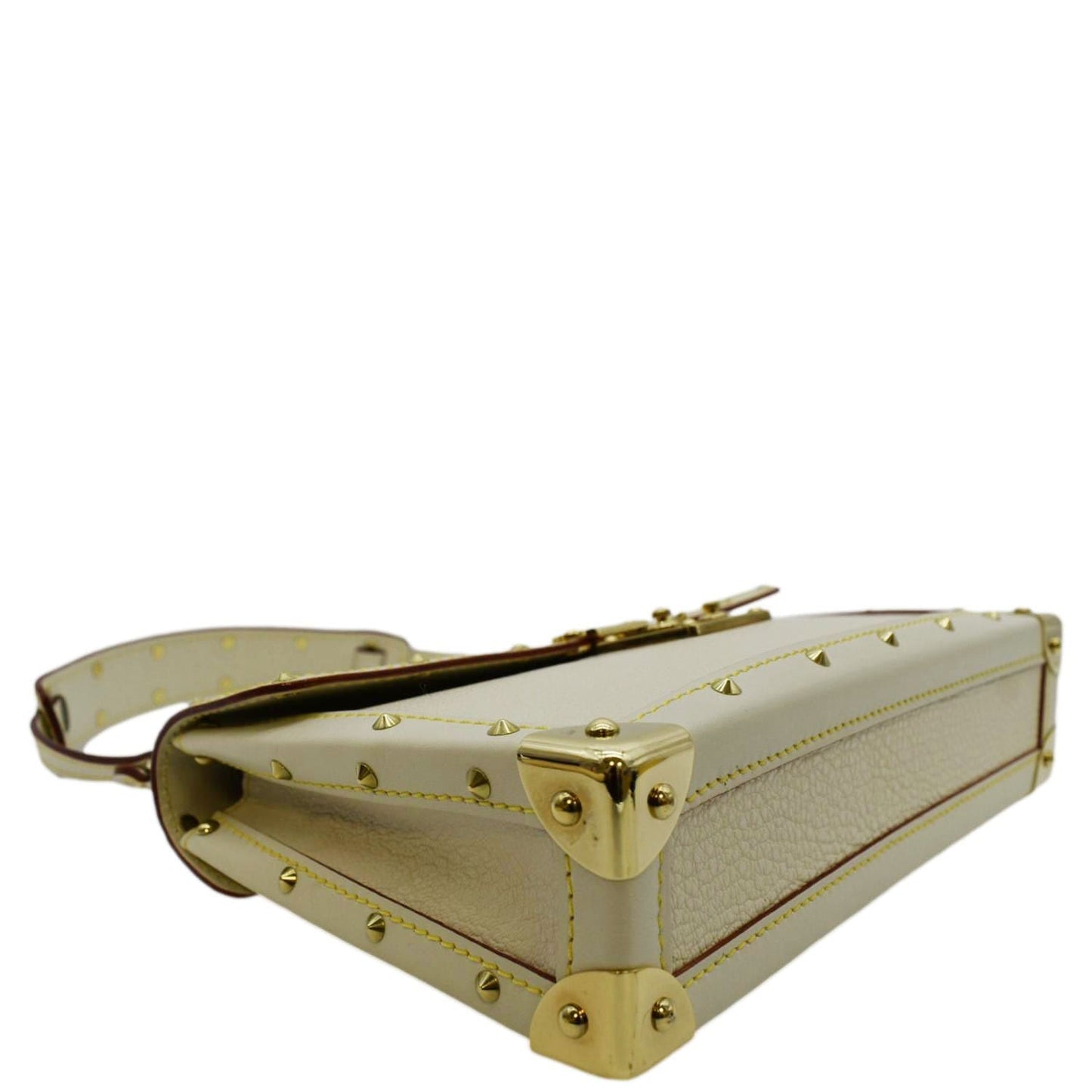LOUIS VUITTON Suhali L'aimable Leather Shoulder Bag Off White