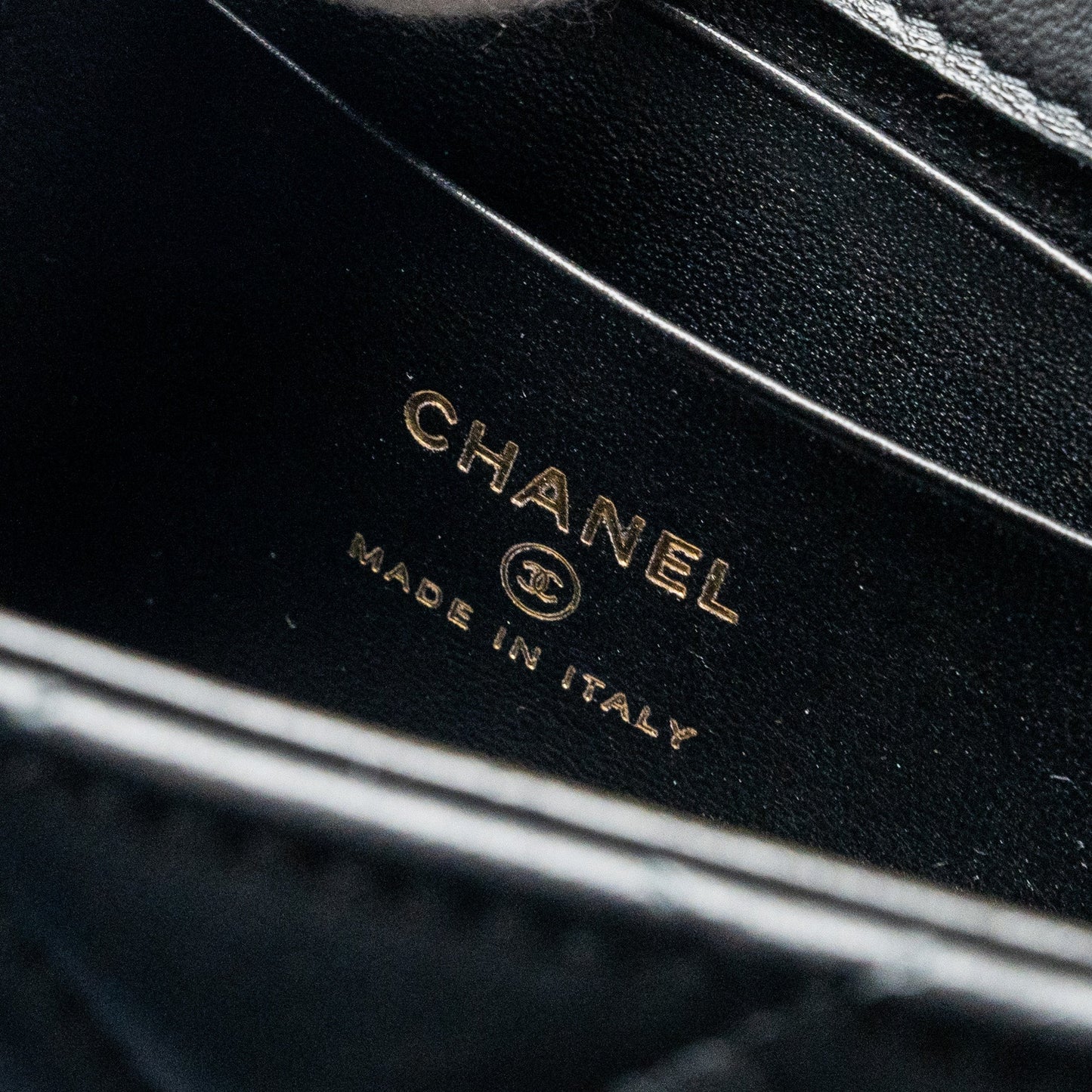 Chanel 22b Enamel Top Handle Flap Bag Lambskin Black  (Microchip)