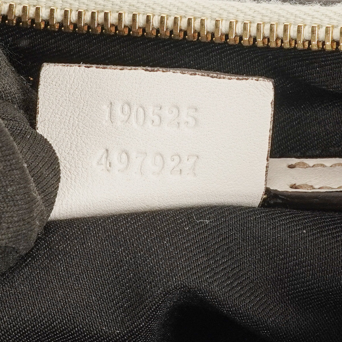 Gucci GG White Leather Abbey D-Ring Bag