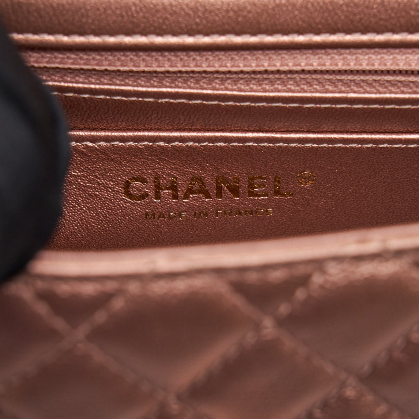 Chanel Mini 2.55 Reissue Flap Bag Calfskin Metallic Pink