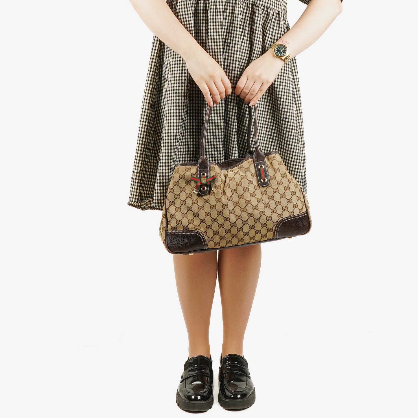 Gucci Monogram Princy Hobo Bag