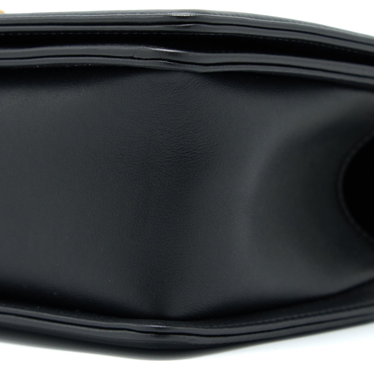 Chanel Medium Boy Bag Calfskin Black  (Microchip)
