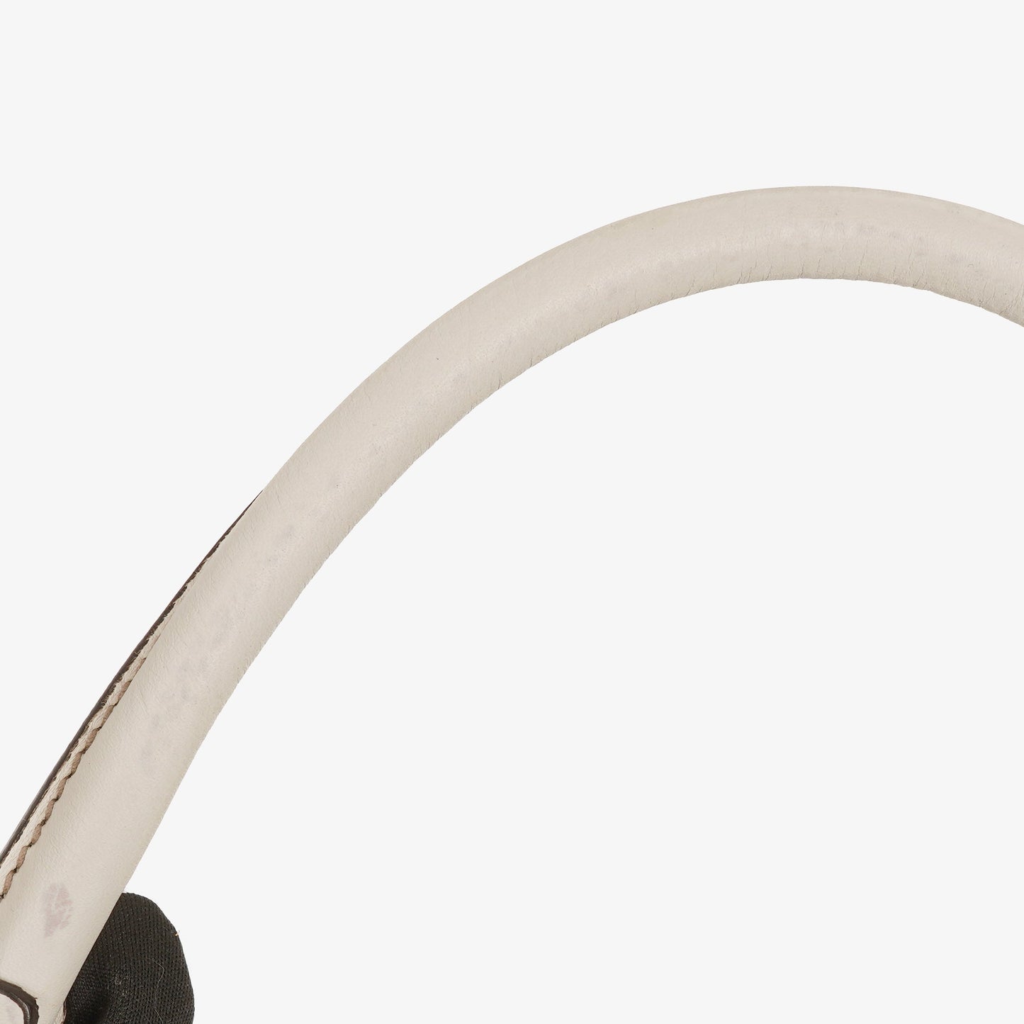 Gucci GG White Leather Abbey D-Ring Bag