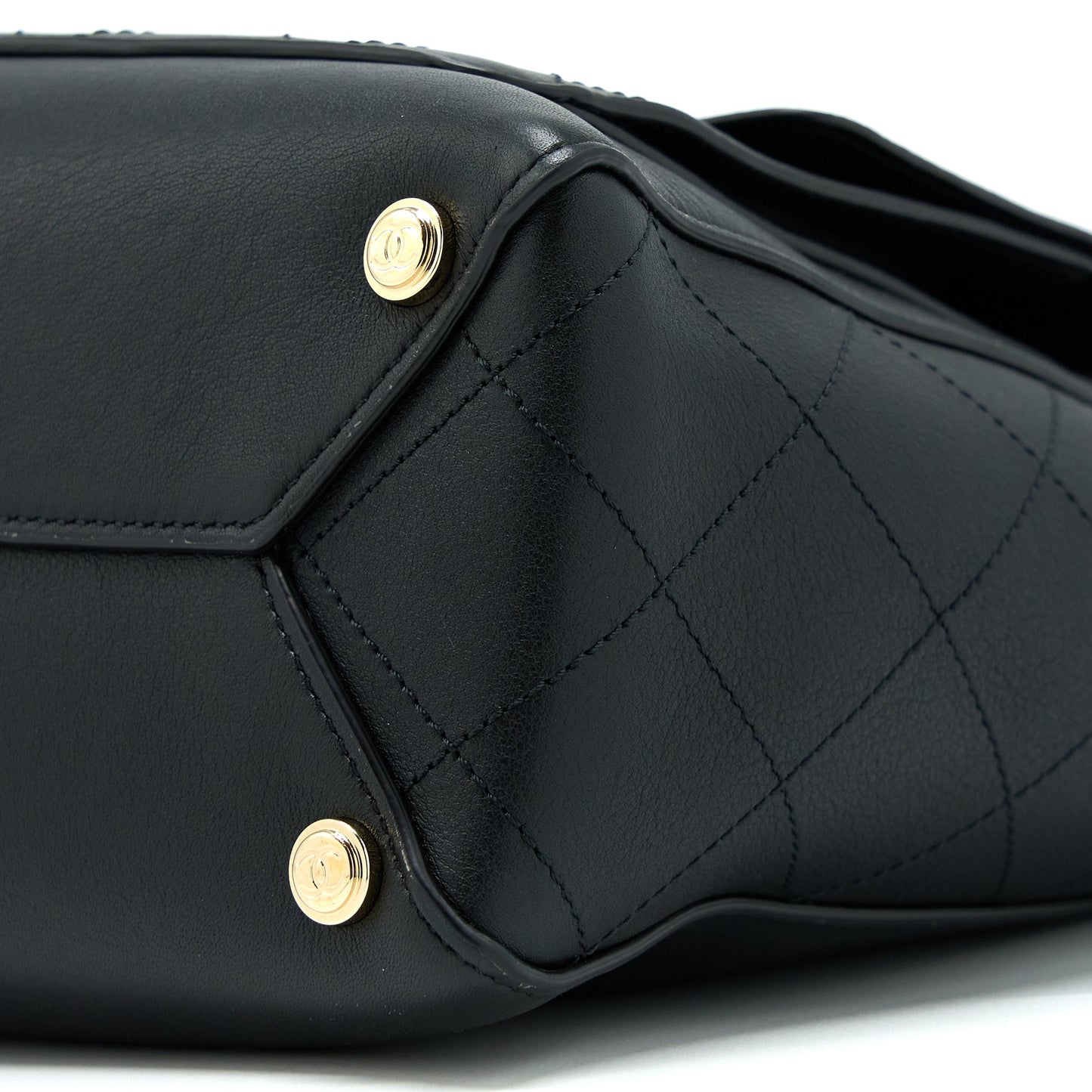 Chanel Tote Bag Lambskin Black L