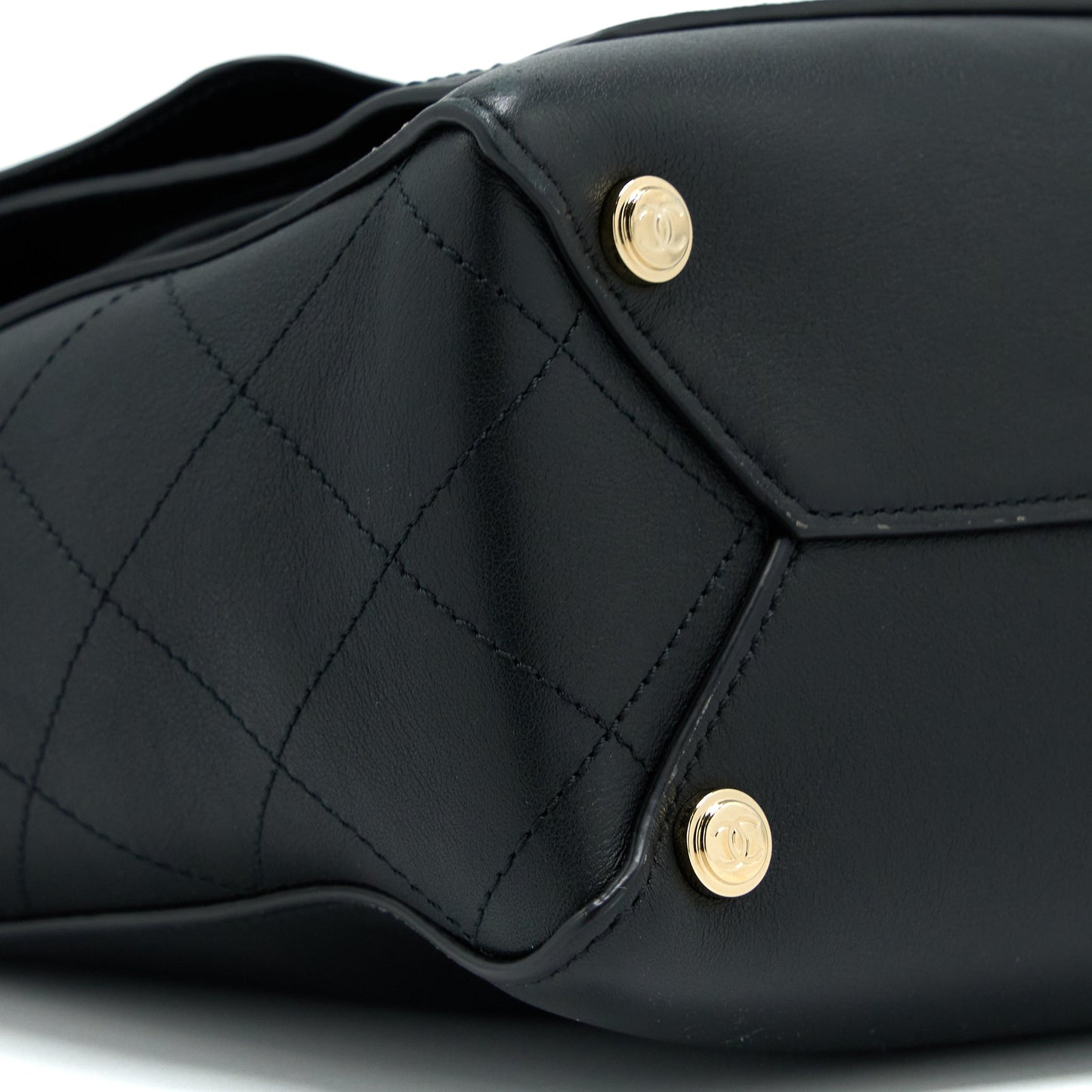 Chanel Tote Bag Lambskin Black L