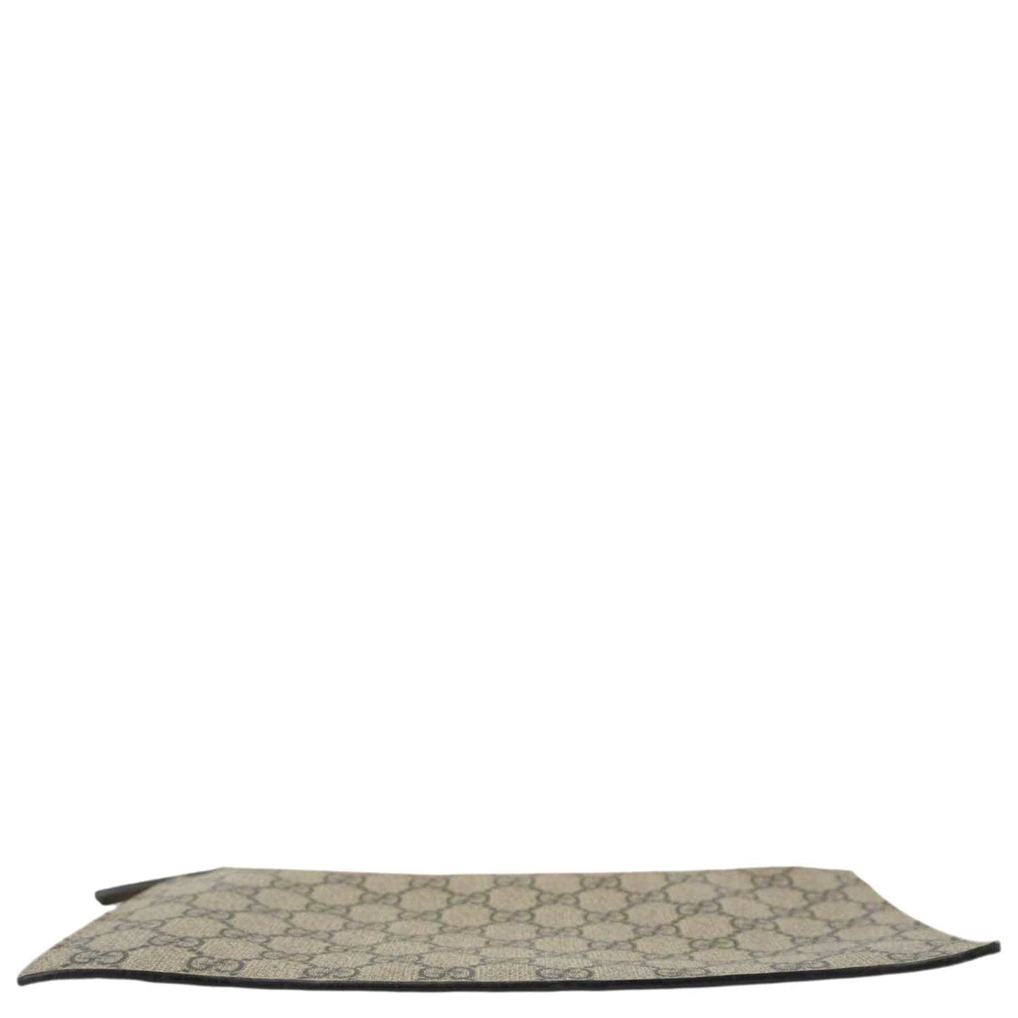 GUCCI GG Supreme Canvas Wristlet Beige 539335