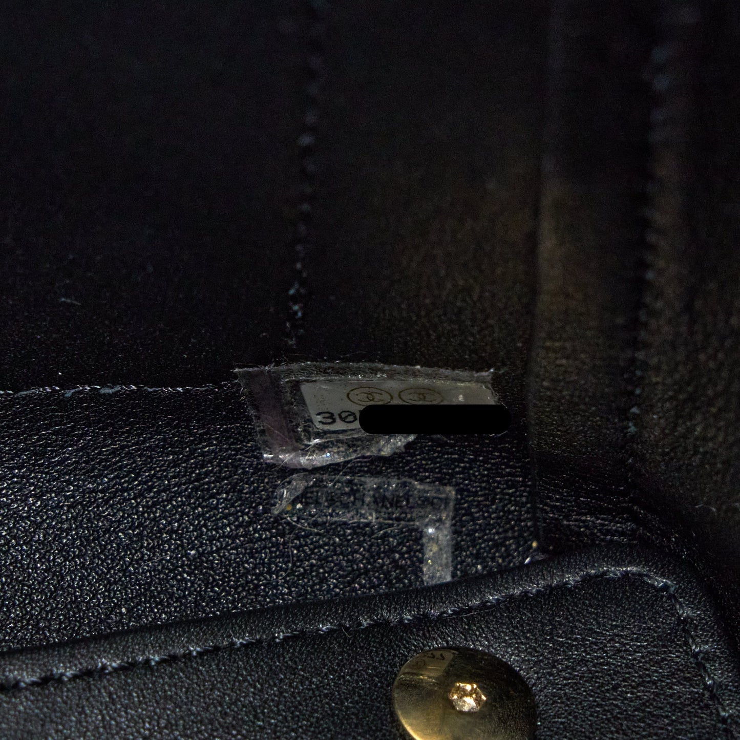 Chanel Tote Bag Lambskin Black L