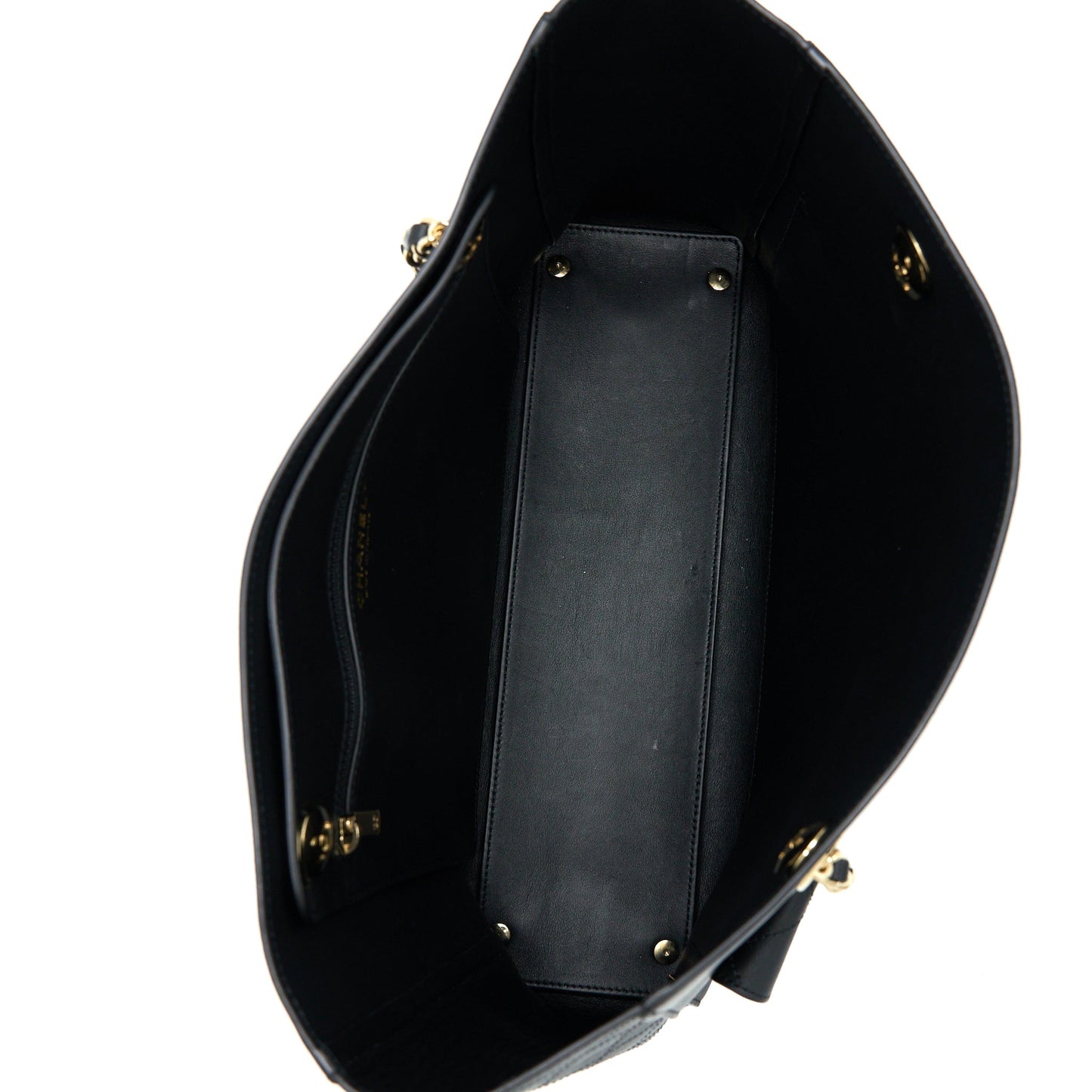 Chanel Tote Bag Lambskin Black L