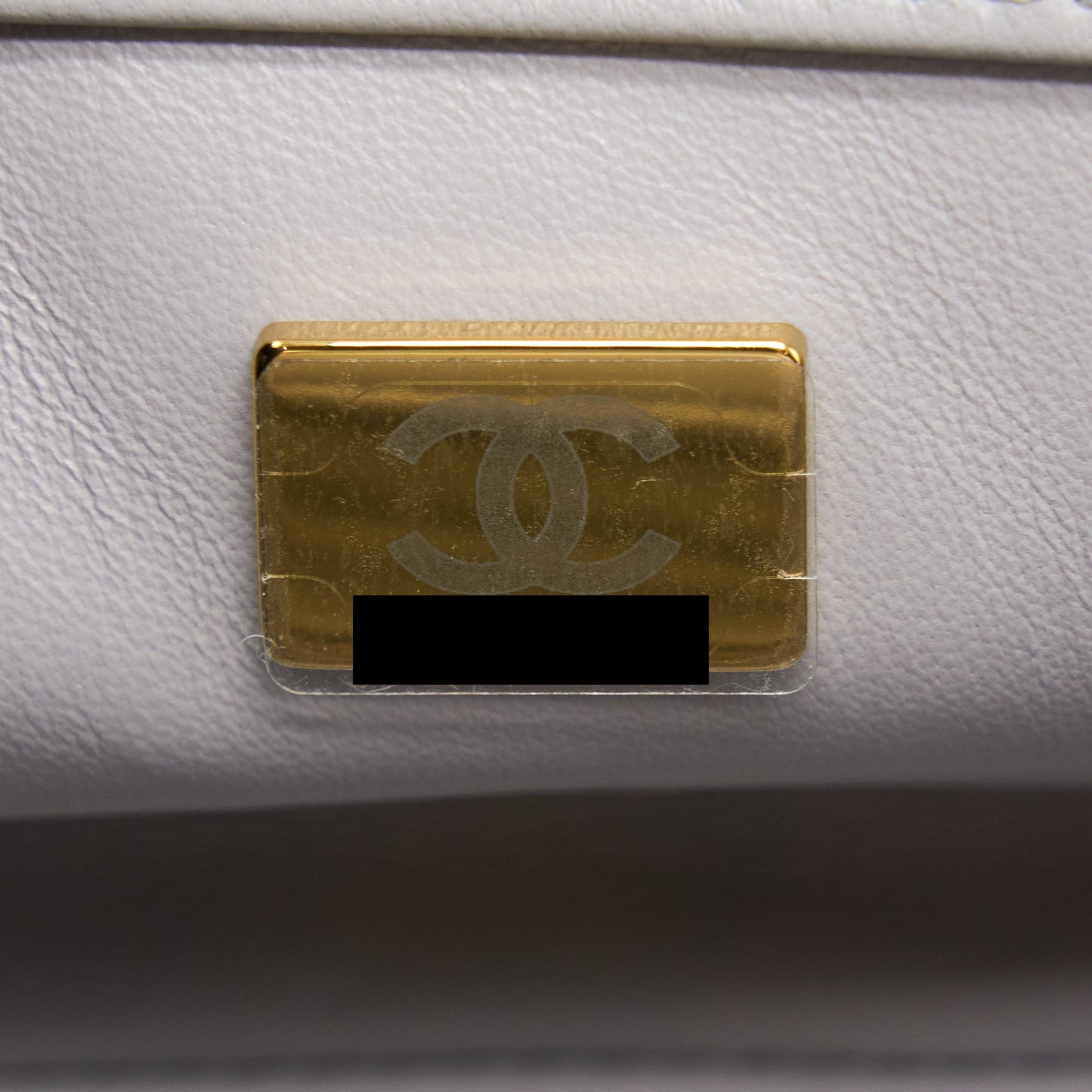Chanel 22B Pearl Crush Mini Rectangular Flap Bag Lambskin Light Grey (Microchip)