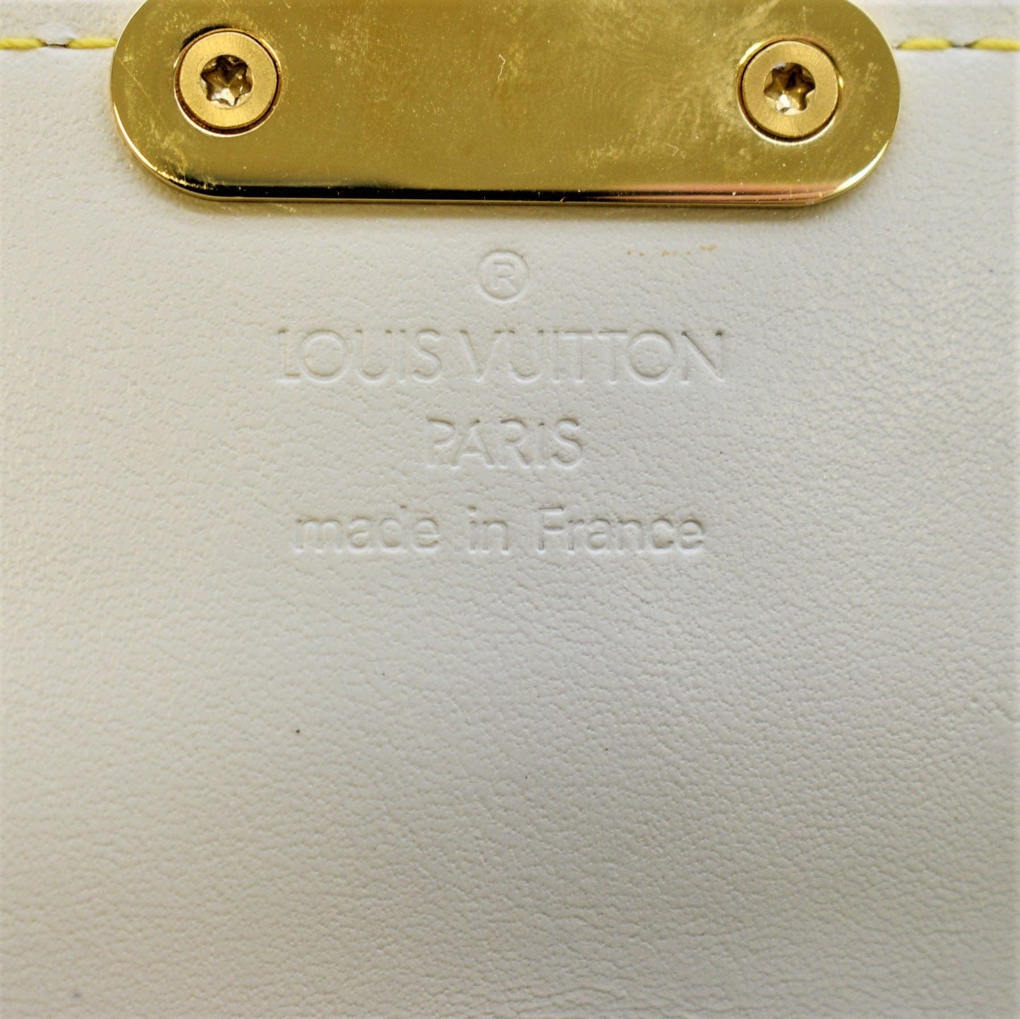 LOUIS VUITTON Suhali L'aimable Leather Shoulder Bag Off White