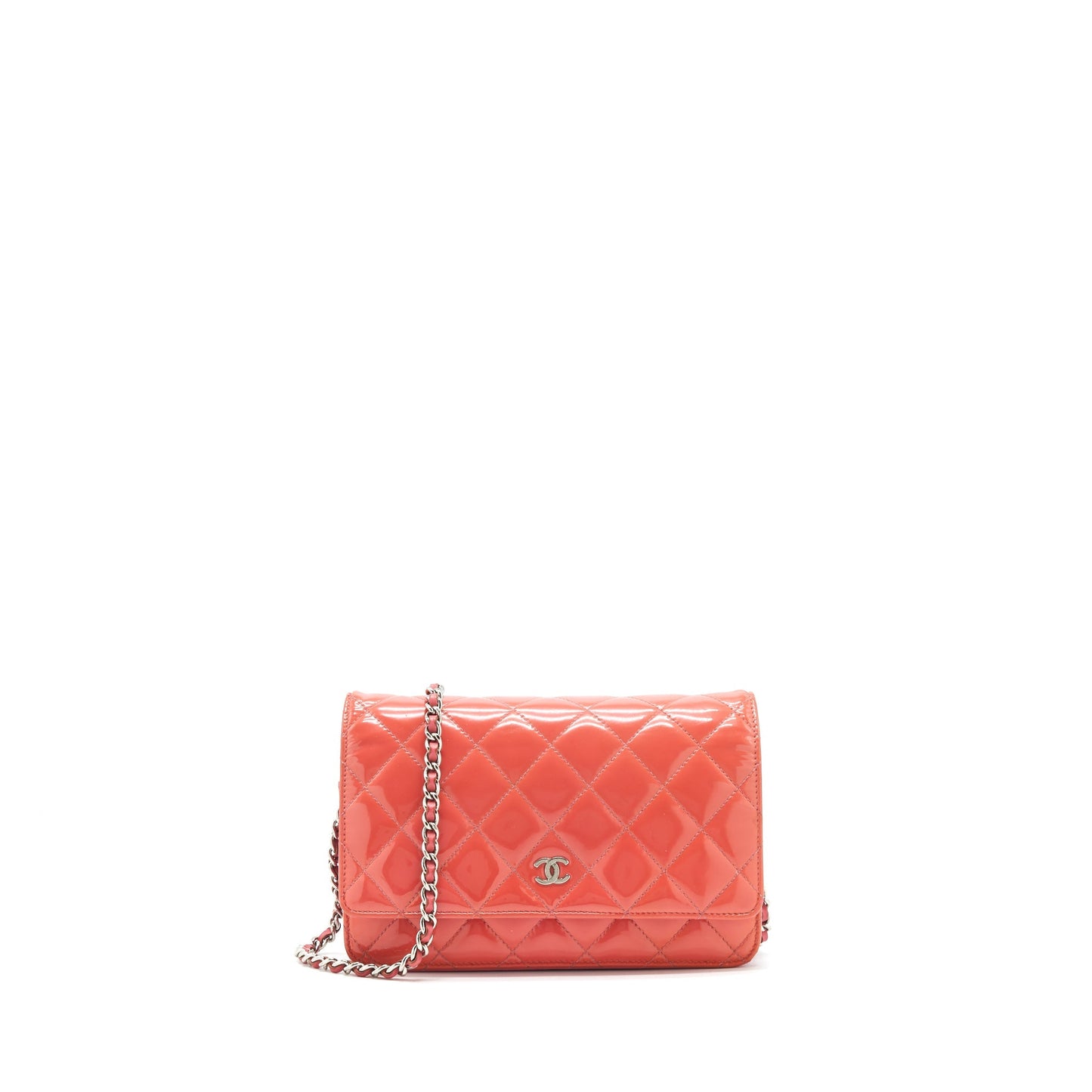 Chanel Wallet On Chains Red Patent