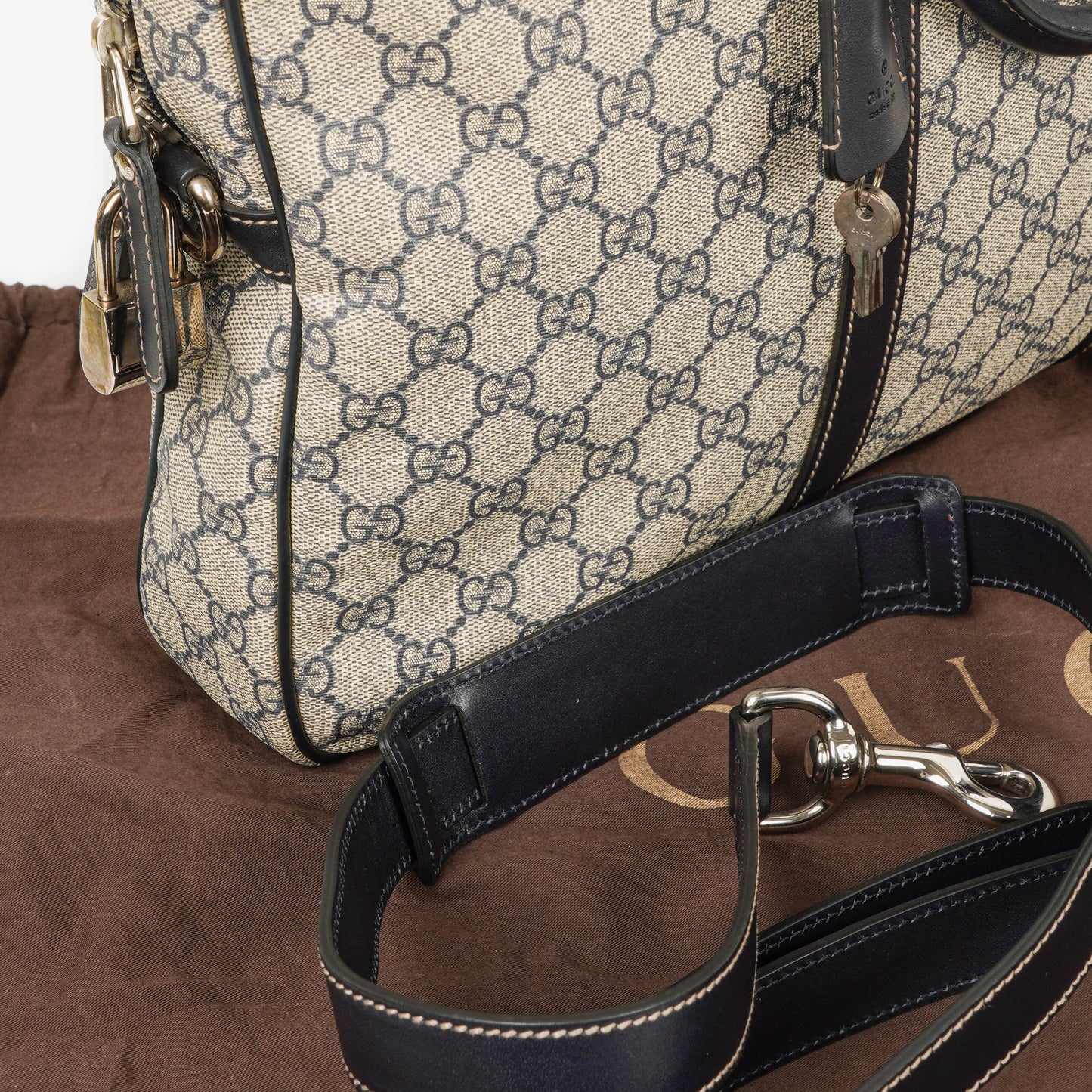 Gucci GG Supreme Canvas Briefcase