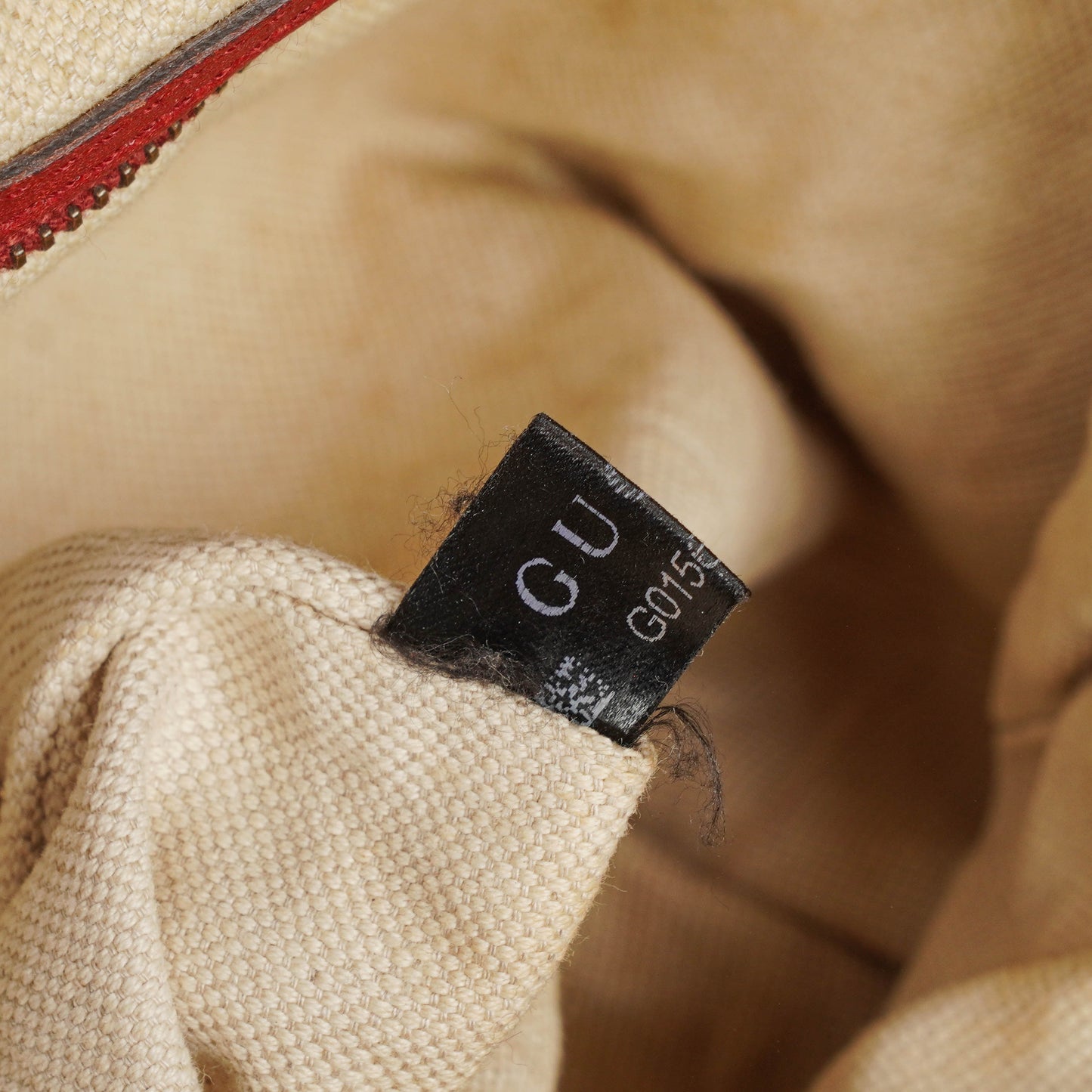 Gucci Miss GG Original Beige/Raspberry GG Canvas Hobo Bag