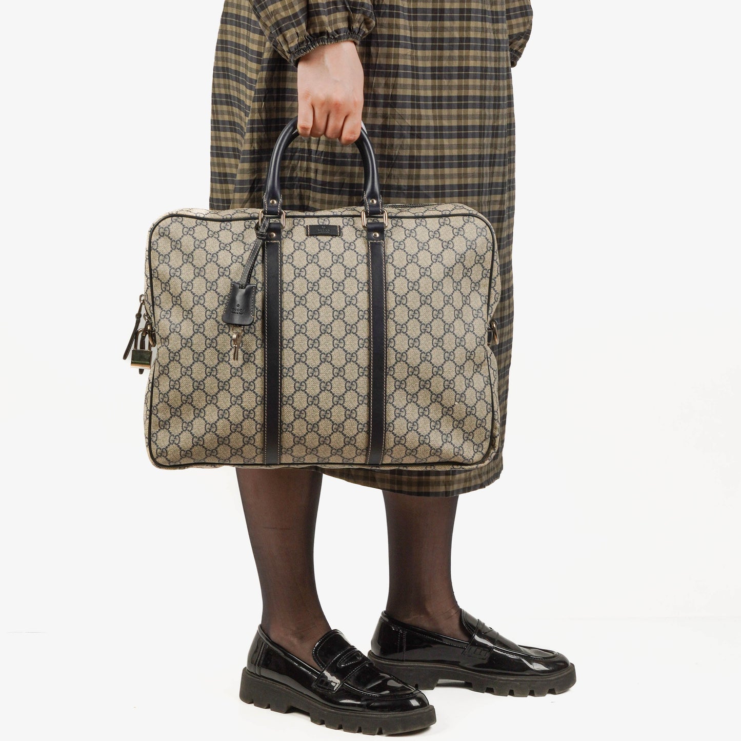 Gucci GG Supreme Canvas Briefcase