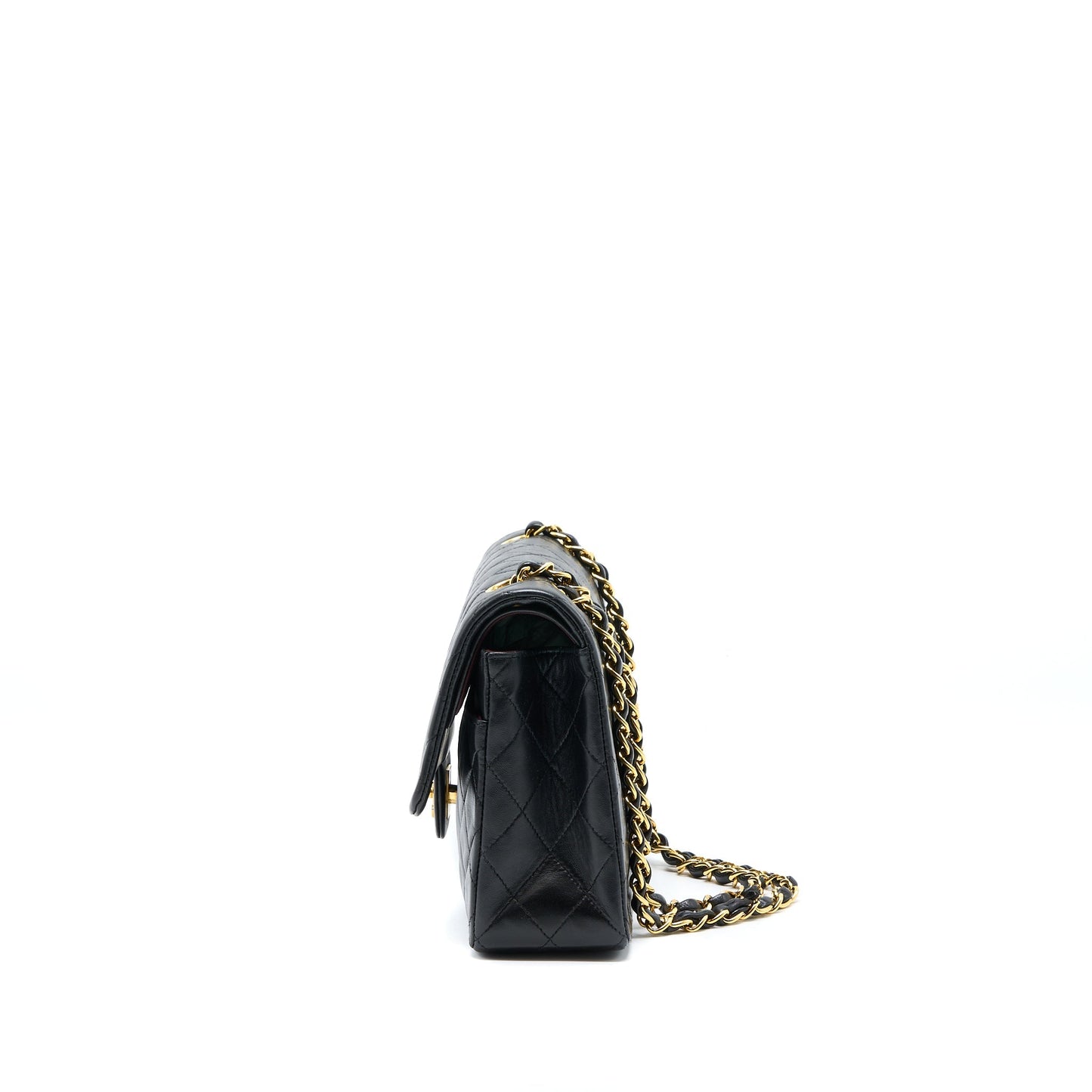 Chanel  Medium Flap Bag Lambskin Black