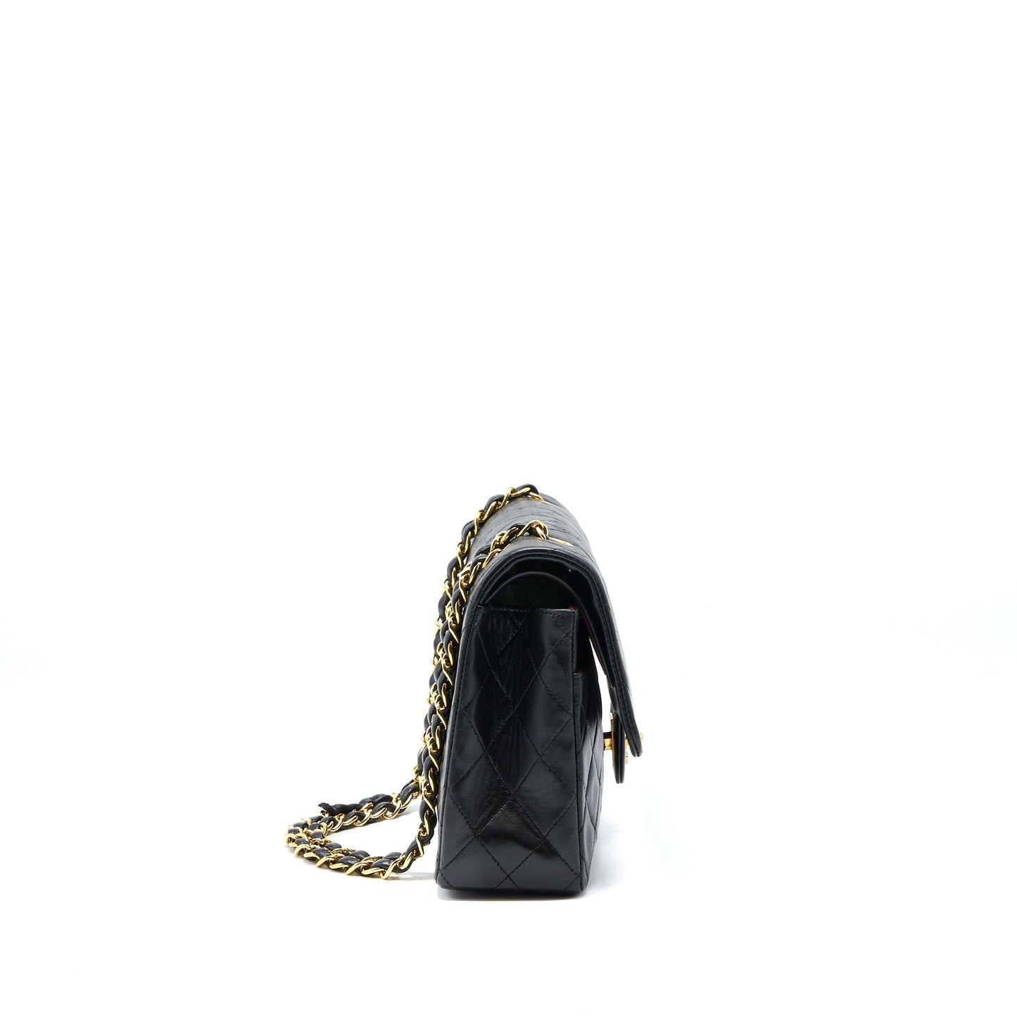 Chanel  Medium Flap Bag Lambskin Black