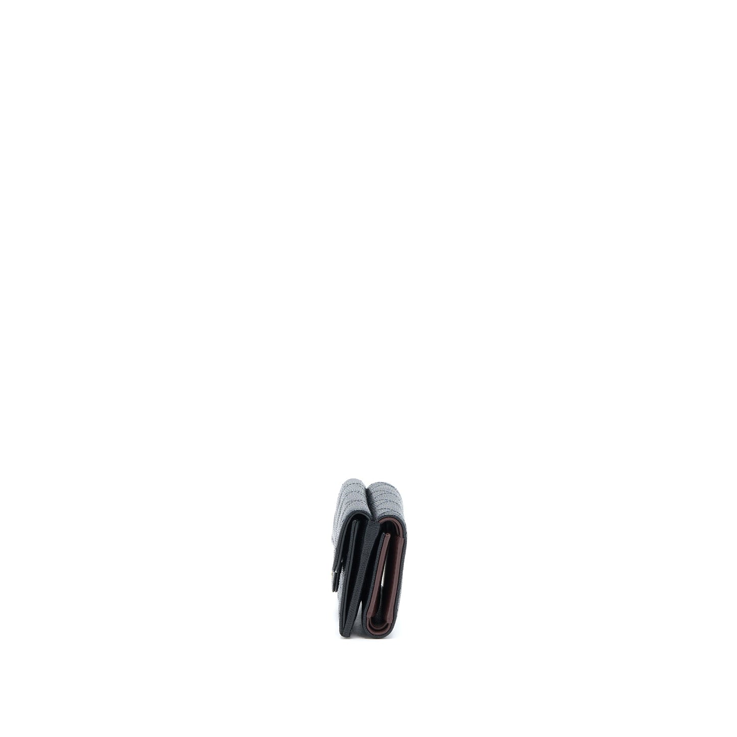Chanel Small Compact Wallet Caviar Black L