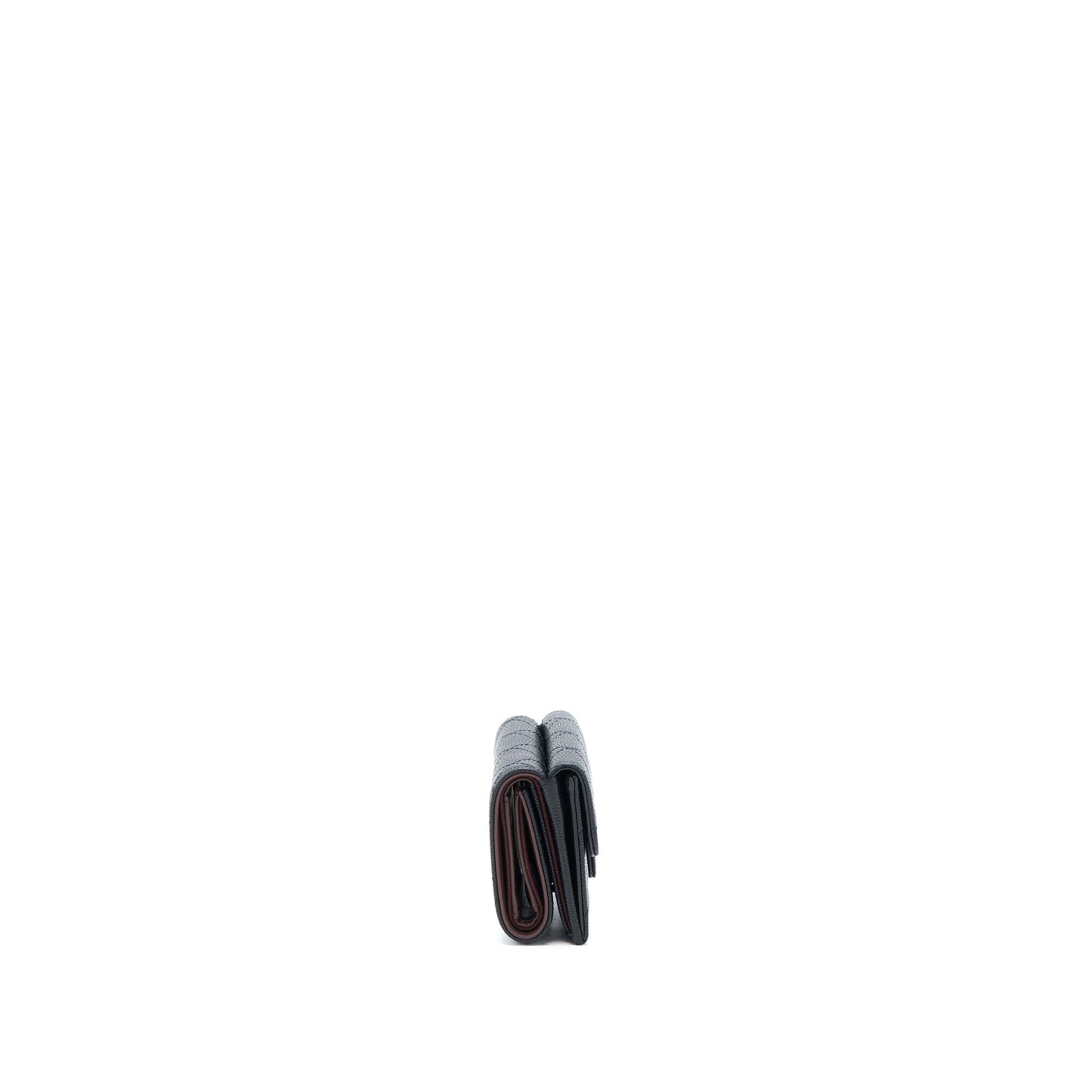 Chanel Small Compact Wallet Caviar Black L