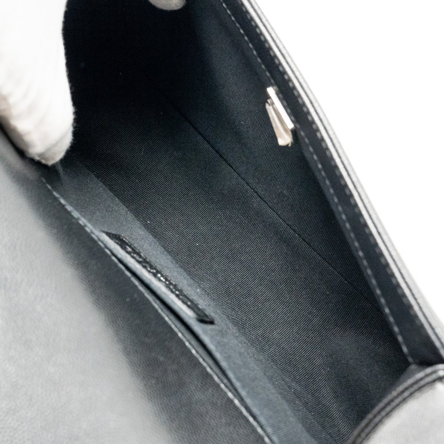 Chanel Medium Boy Bag Caviar Black  (Microchip)
