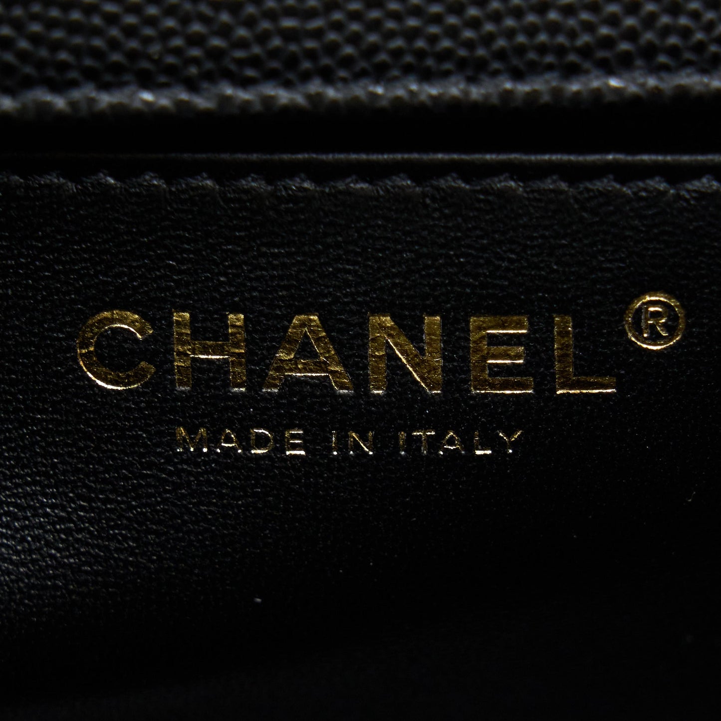 Chanel Medium Boy Caviar Black Brushed Gold Hardware